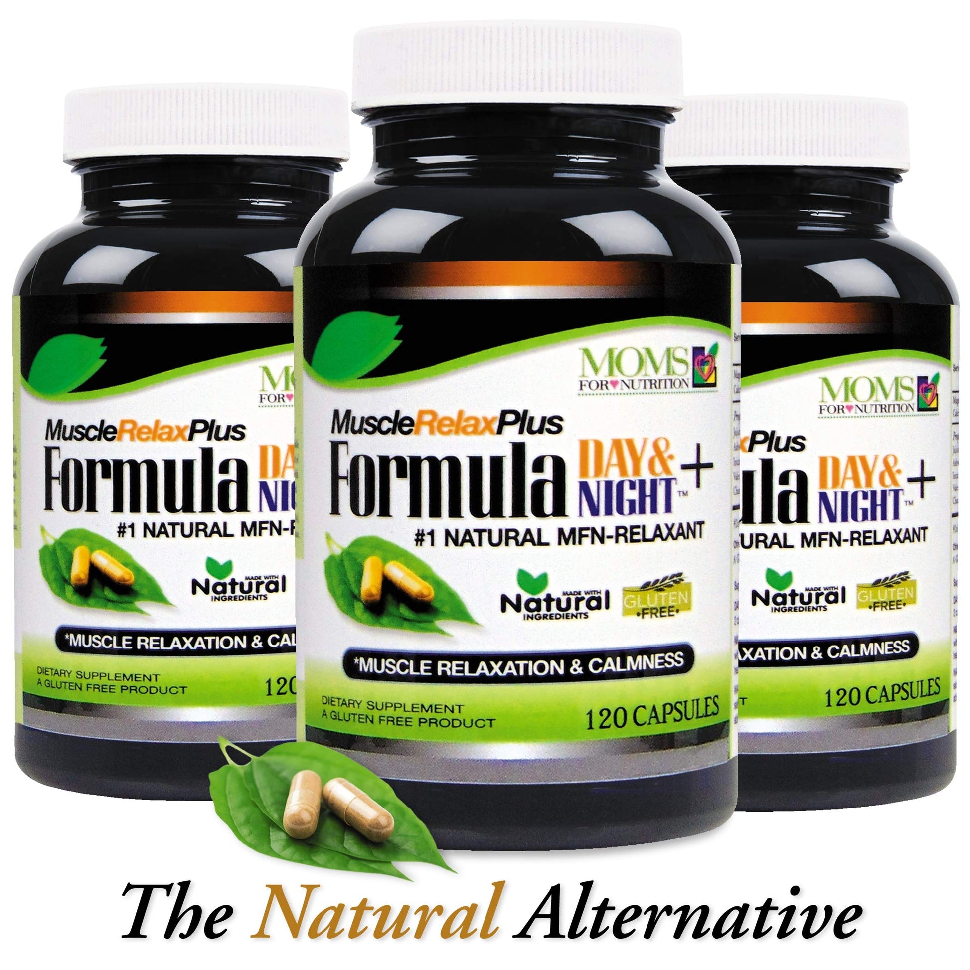 All Natural Muscle Relax Formula Plus - 50 Capsules - Daytime/Nighttime Natural Relaxant Moms For Nutrition Au supplements