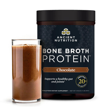 Ancient Nutrition Protein Powder Made from Real Bone Broth, Chocolate, 20g Protein Per Serving, 20 Serving Tub, Gluten Free Hydrolyzed Collagen Ancient Nutrition Au supplements