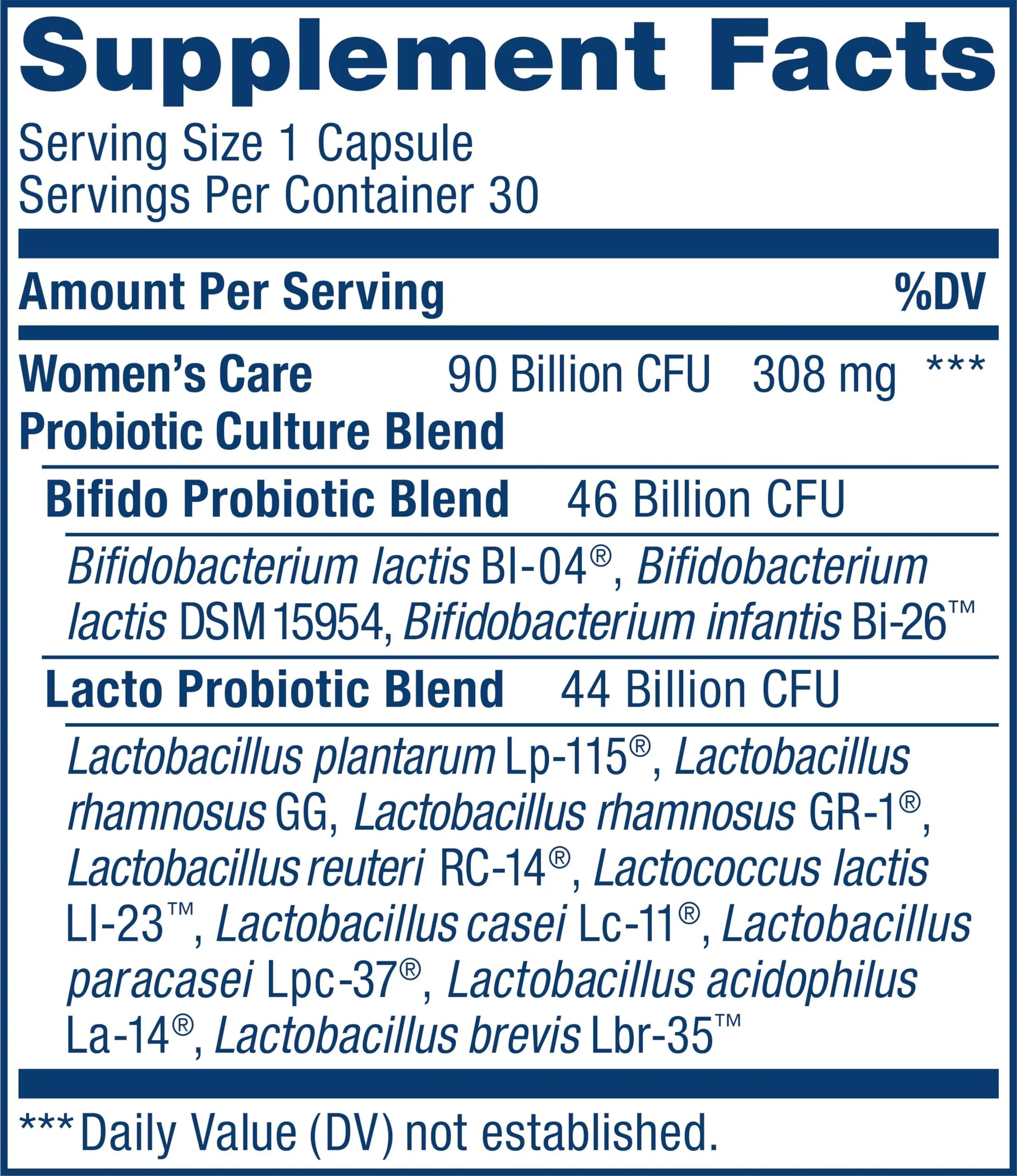 Renew Life Women's Probiotic Capsules, Supports Vaginal, Urinary, Digestive & Ultimate Renew Life Au supplements
