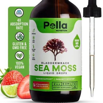 Organic Sea Moss Drops - 1000mg Irish Sea Moss - 4X Stronger than Sea Moss Gel Pella Nutrition Au supplements