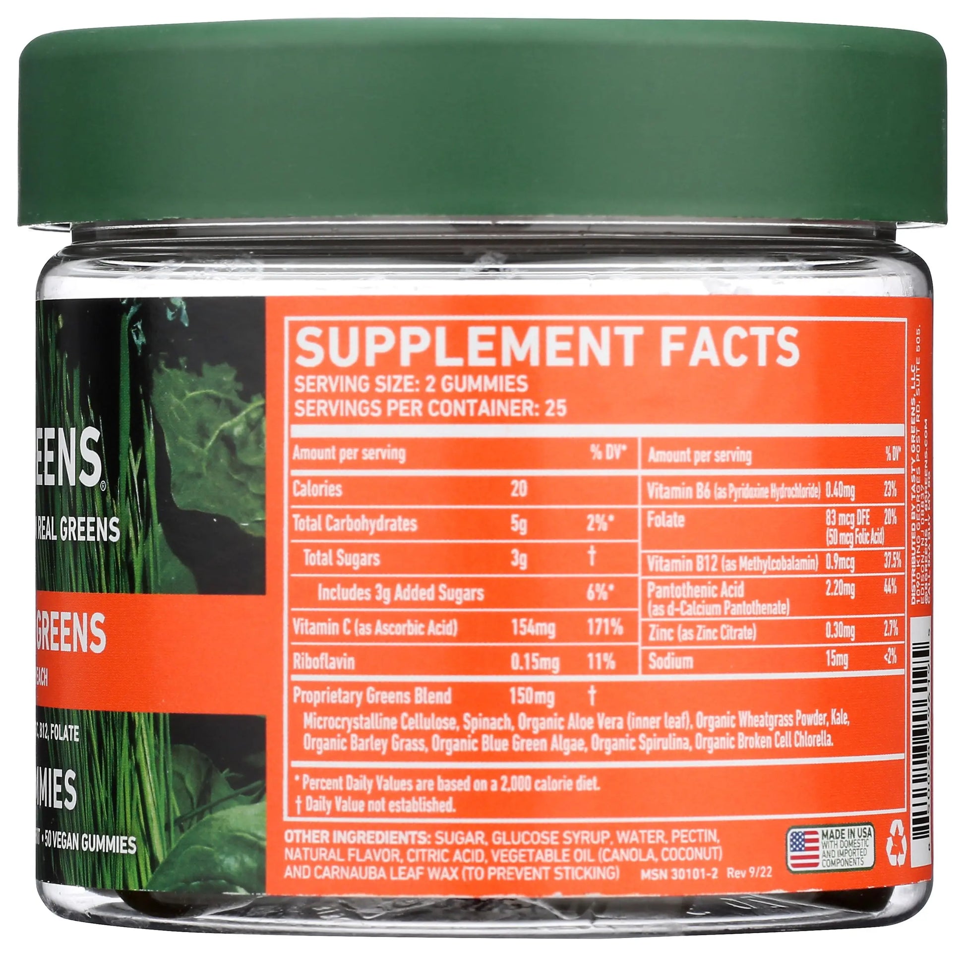 8Greens Daily Greens Gummies - Superfood Booster, Energy & Immune Support 8Greens Au supplements