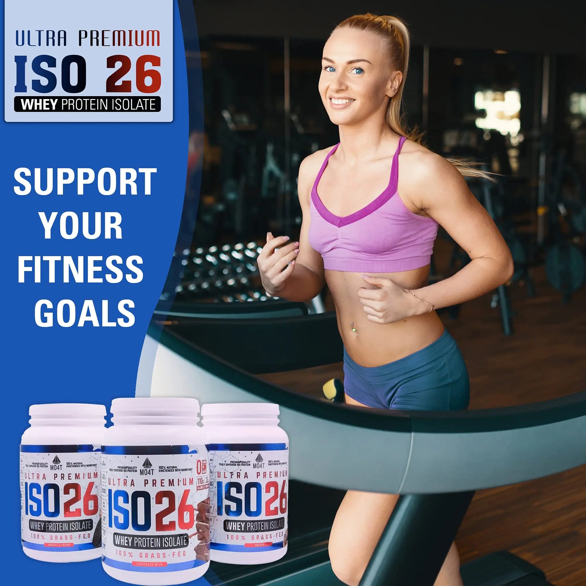 MOMOF4TRANSFORM MO4T Grass Fed Whey Protein Isolate Powder, Naturally Sweetened MOMOF4TRANSFORM Au supplements