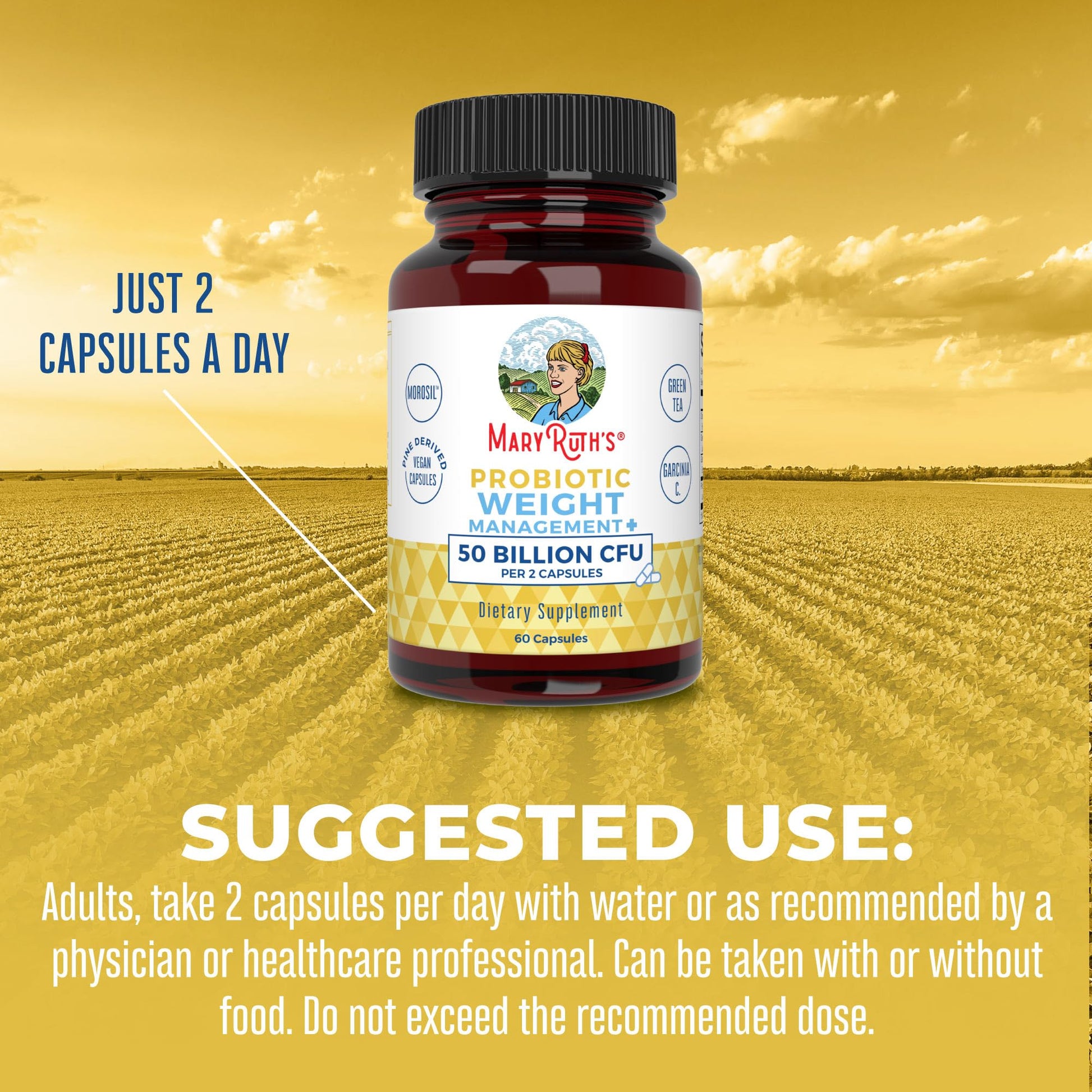 MaryRuth Organics Probiotics Capsule for Women & Men | Weight Management | Digestive MaryRuth Organics Au supplements