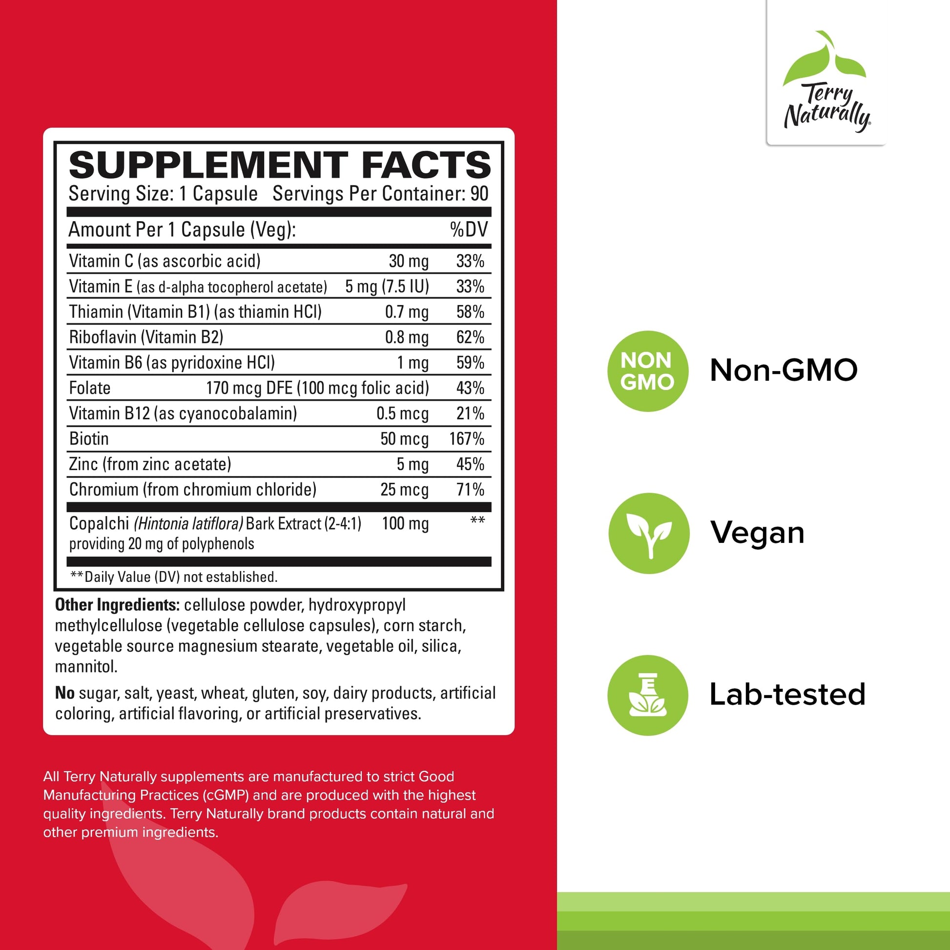Terry Naturally Sucontral D - B-Complex & Folate Supplement - Carbohydrate Metabolism Support - Vitamin & Mineral Supplement with Zinc & Chromium - 60 Capsules (Pack of 3) Terry Naturally Au supplements