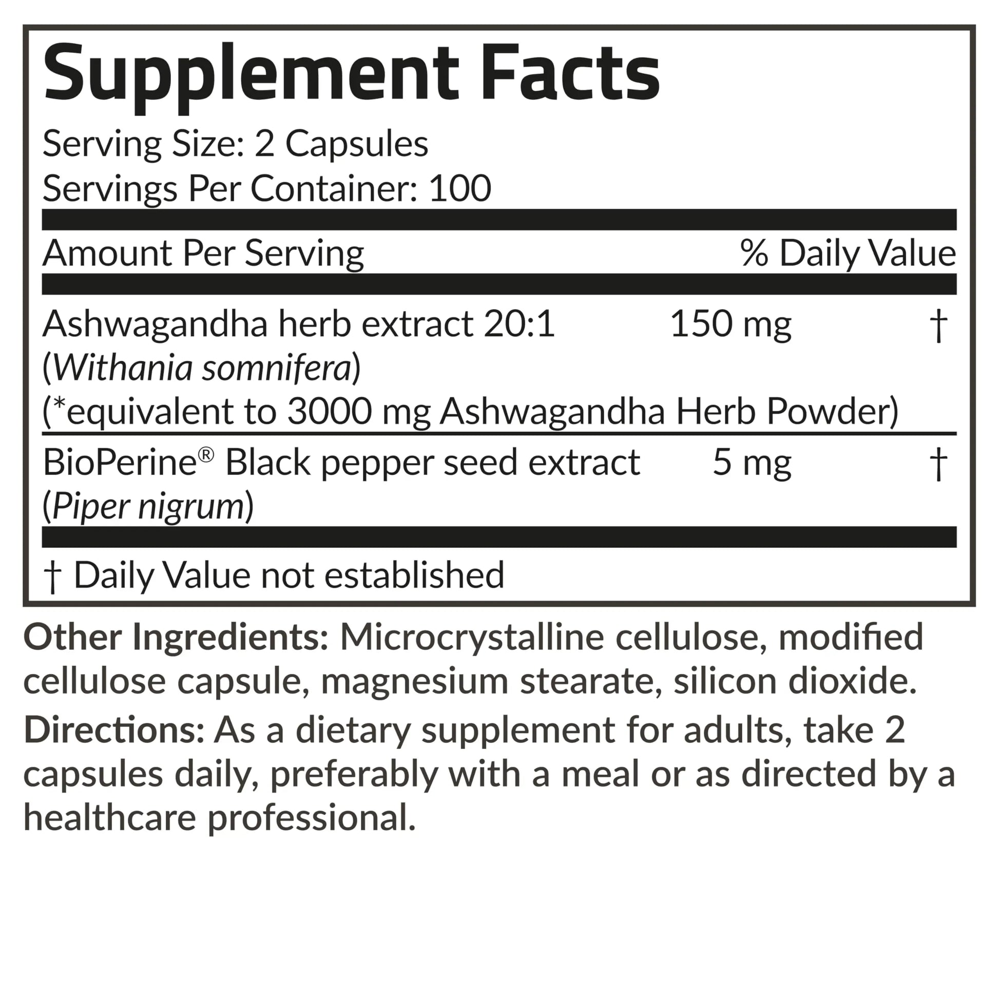 Futurebiotics Ashwagandha Extra Strength Stress & Mood Support with BioPerine Futurebiotics Au supplements