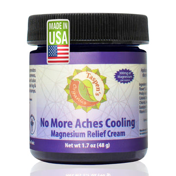 Taspen’s Organics Magnesium No More Aches Cooling Cream – Topical Magnesium Cream for Muscle Relief, Sore Muscles & Post-Workout Recovery with Arnica, Herbs & Essential Oils Taspen's Organics Au supplements