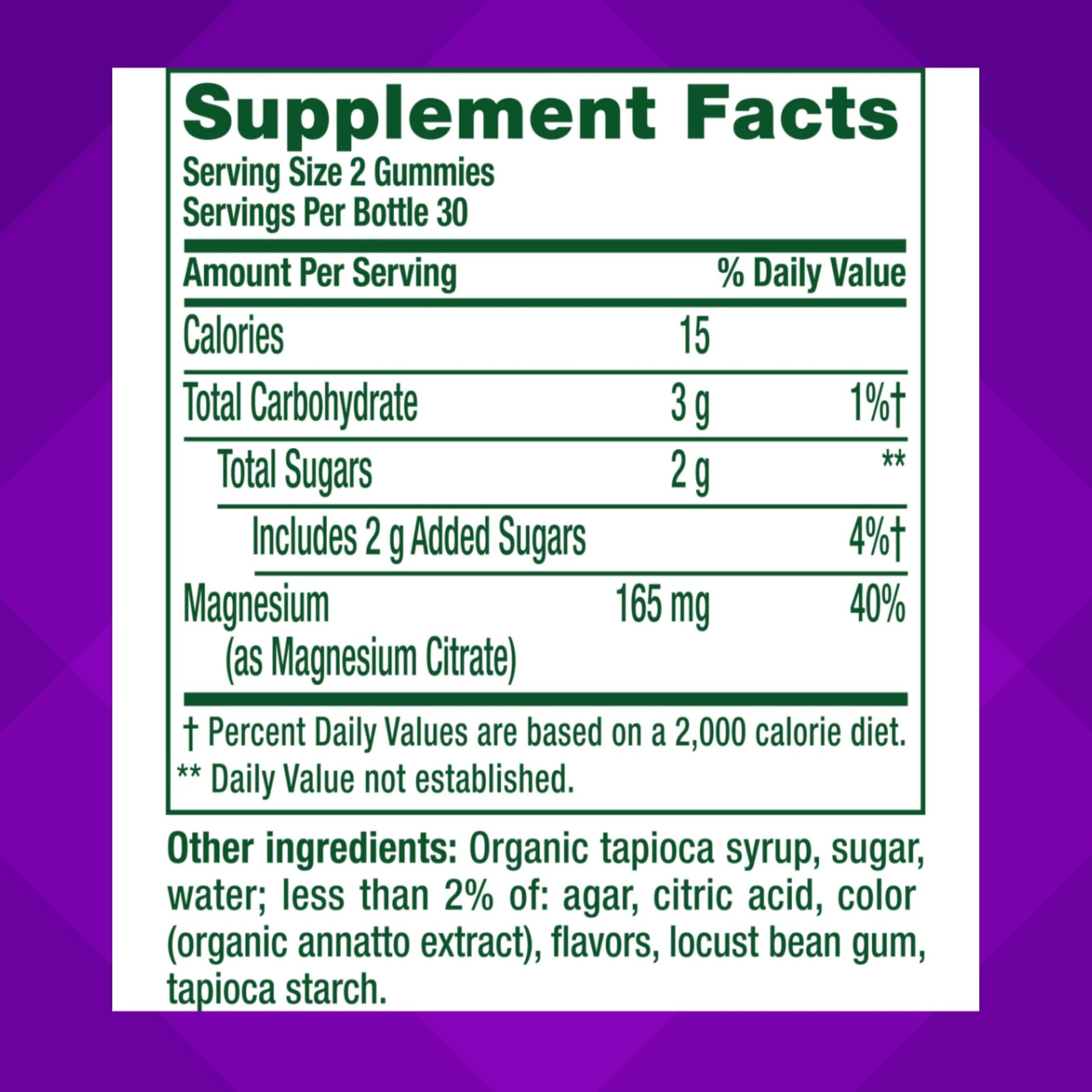vitafusion Magnesium Gummy Supplement, Bring calm to your vitamin routine, Tropical Citrus Flavor, 60 Gummies Vitafusion Au supplements