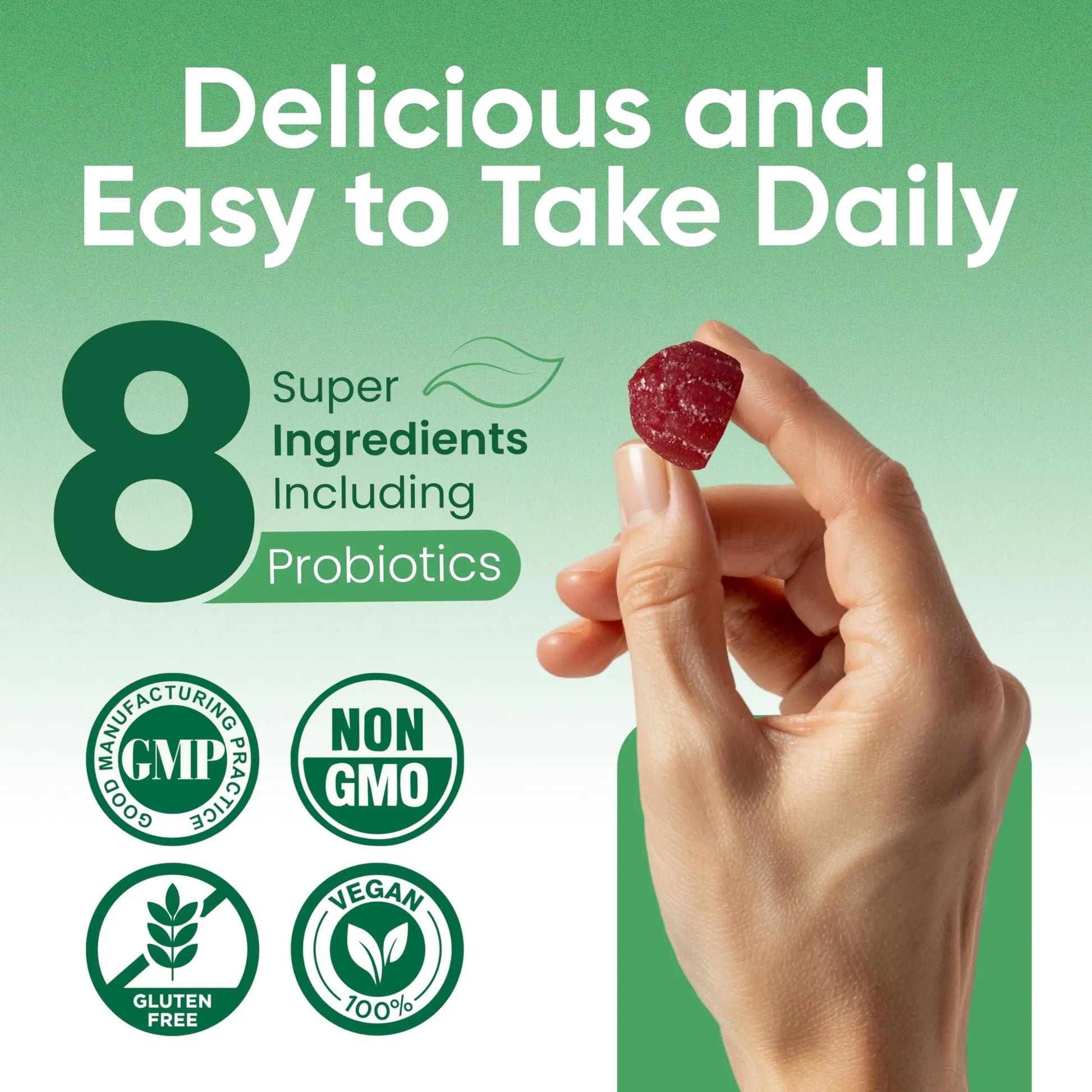 Haydar Marketplace Immune Boosters for Adults - Vegan Immune Support Gummies with Vitamins C & D, Zinc, Magnesium, Probiotics Haydar Marketplace Au supplements