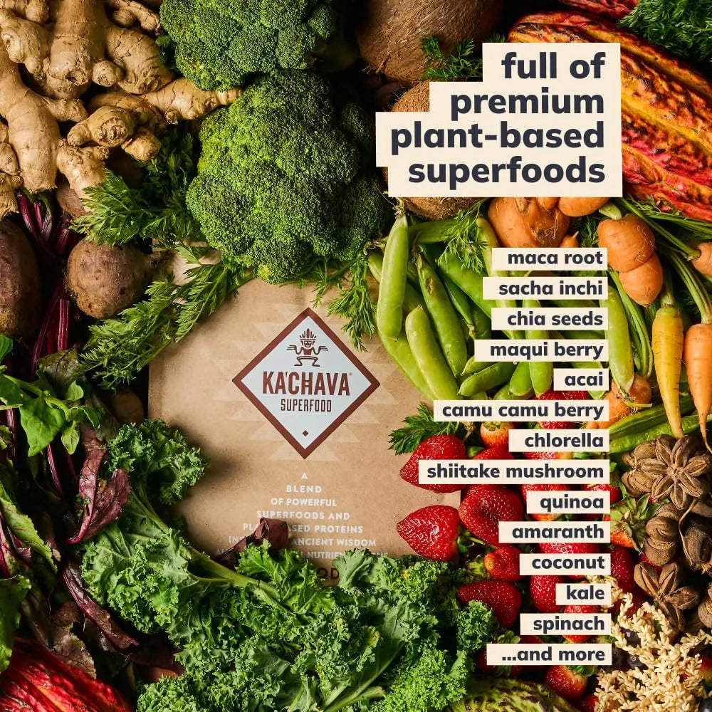 Ka’Chava All-In-One Nutrition Shake Blend, Vanilla, 85+ Superfoods, Nutrients & Plant Ka'Chava Au supplements