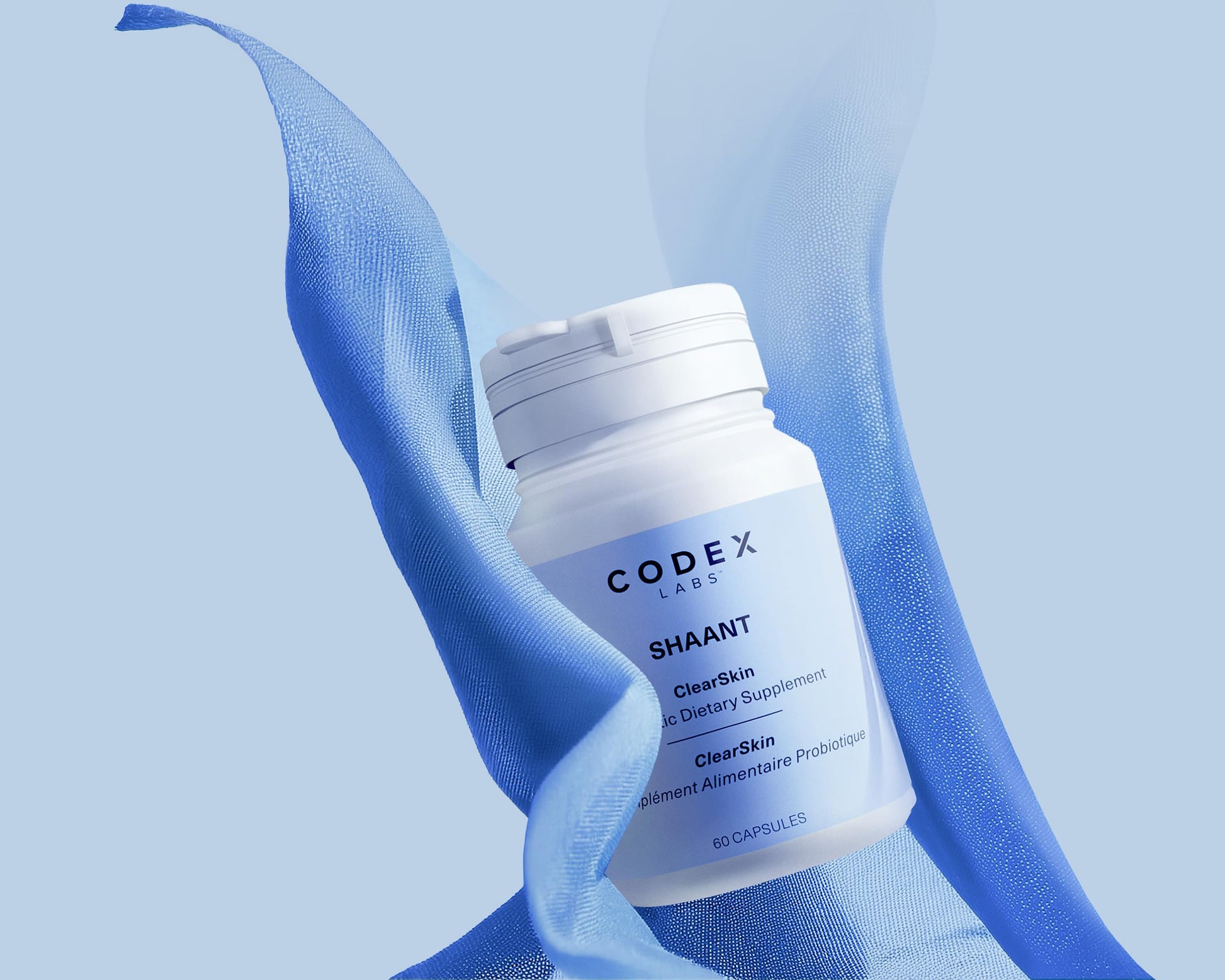 Codex Labs Shaant Clear Skin Supplement – 60 Vegan Capsules | Acne Probiotics with 9-Strain Blend, Green Tea EGCG & Guggul – Daily Support for Acne-Prone Skin & Clear Complexion Codex Labs Au supplements