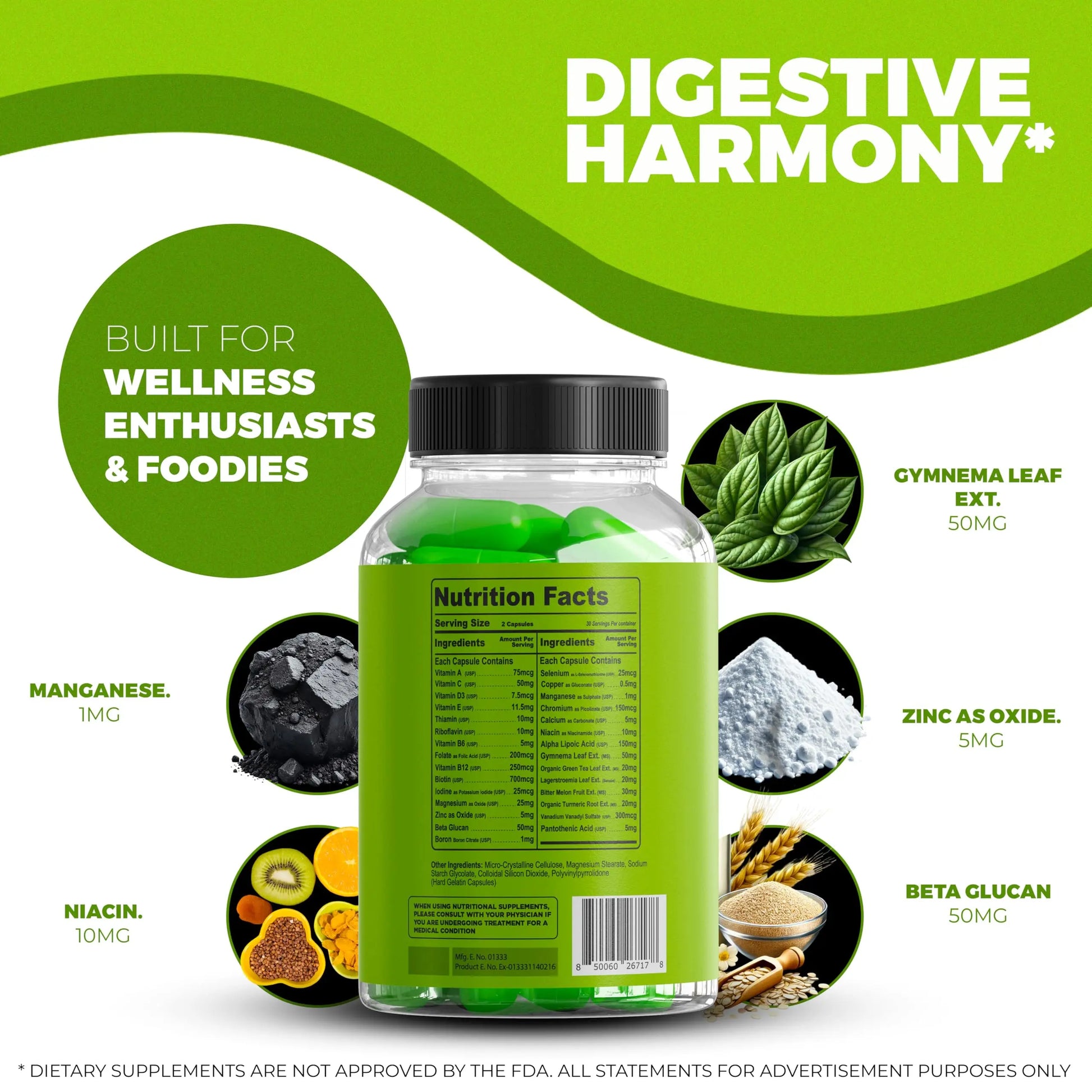 Stemox Gut Energy – Natural Energy & Metabolism Support Supplement with Biotin, Chromium, Alpha Lipoic Acid & Organic Herbal Extracts – Blood Sugar & Gut Health Support – 60 Vegan Capsules Stemox Au supplements
