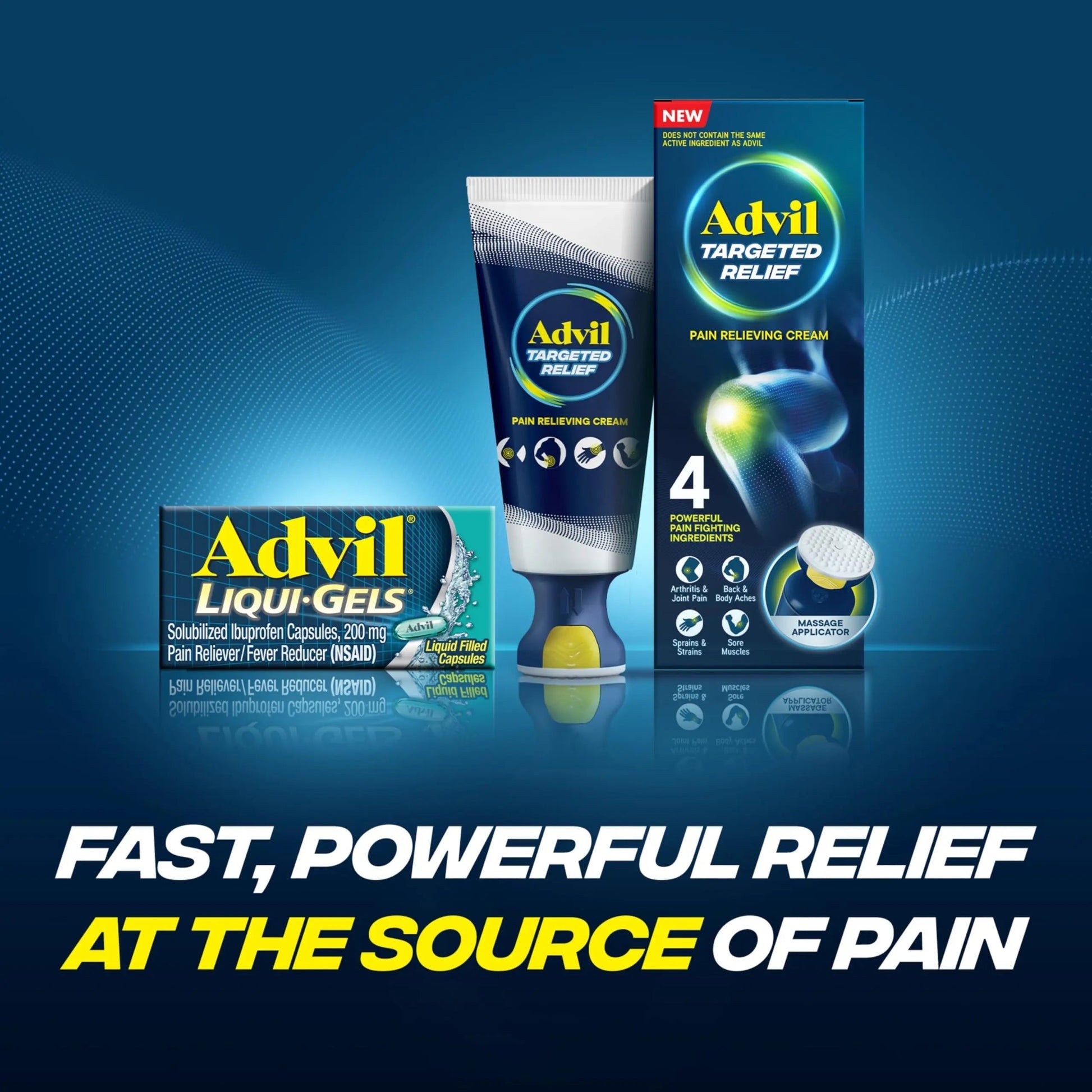 Advil Liqui-Gels Pain Reliever and Fever Reducer, Pain Medicine for Adults with Ibuprofen 200mg for Headache, Backache, Menstrual Pain and Joint Pain Relief - 180 Liquid Filled Capsules Advil Au supplements