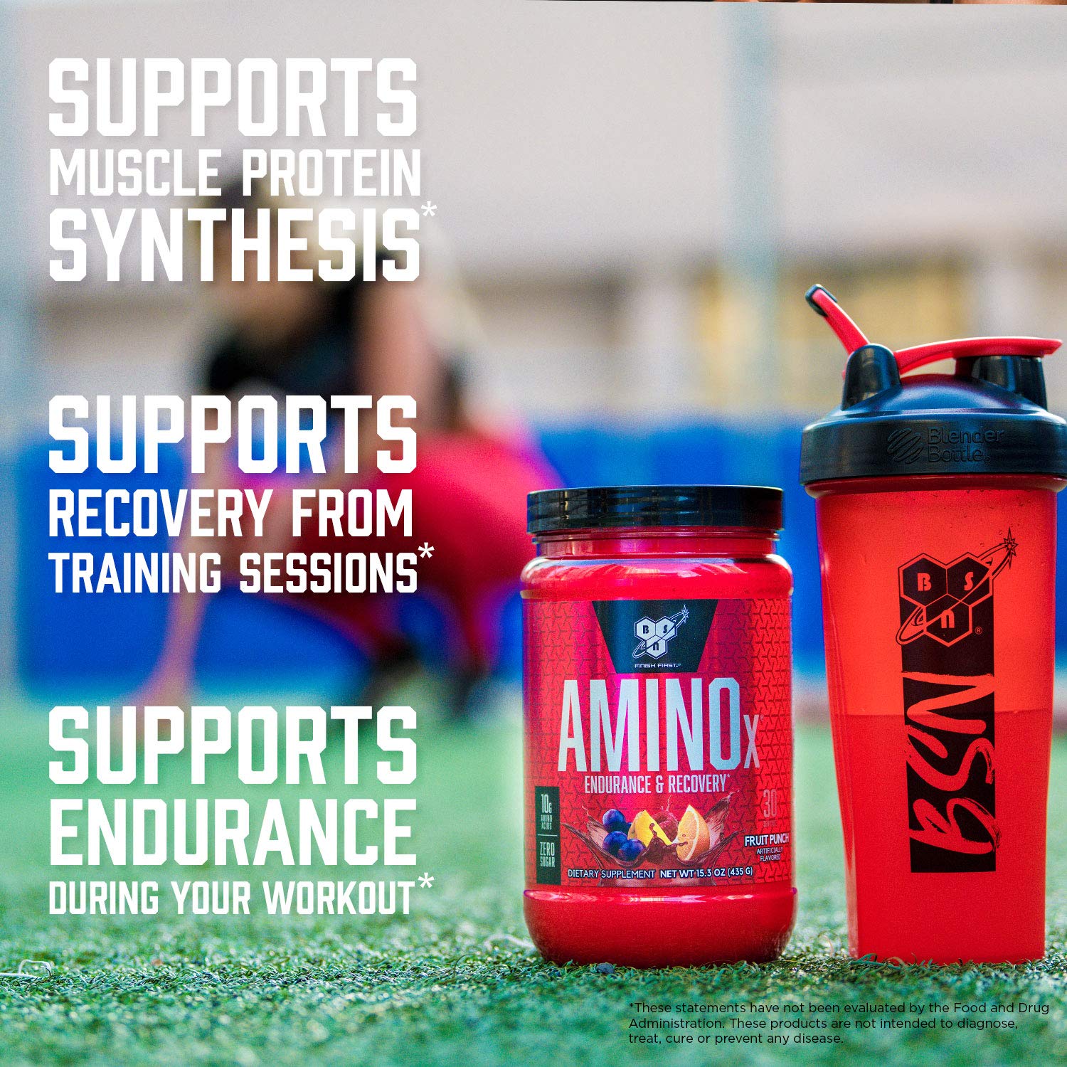 BSN Amino X Muscle Recovery & Endurance Powder with BCAAs, 10 Grams of Amino Acids, Keto Friendly, Caffeine-Free, Support Endurance, Zero Sugar, Blue Raz,