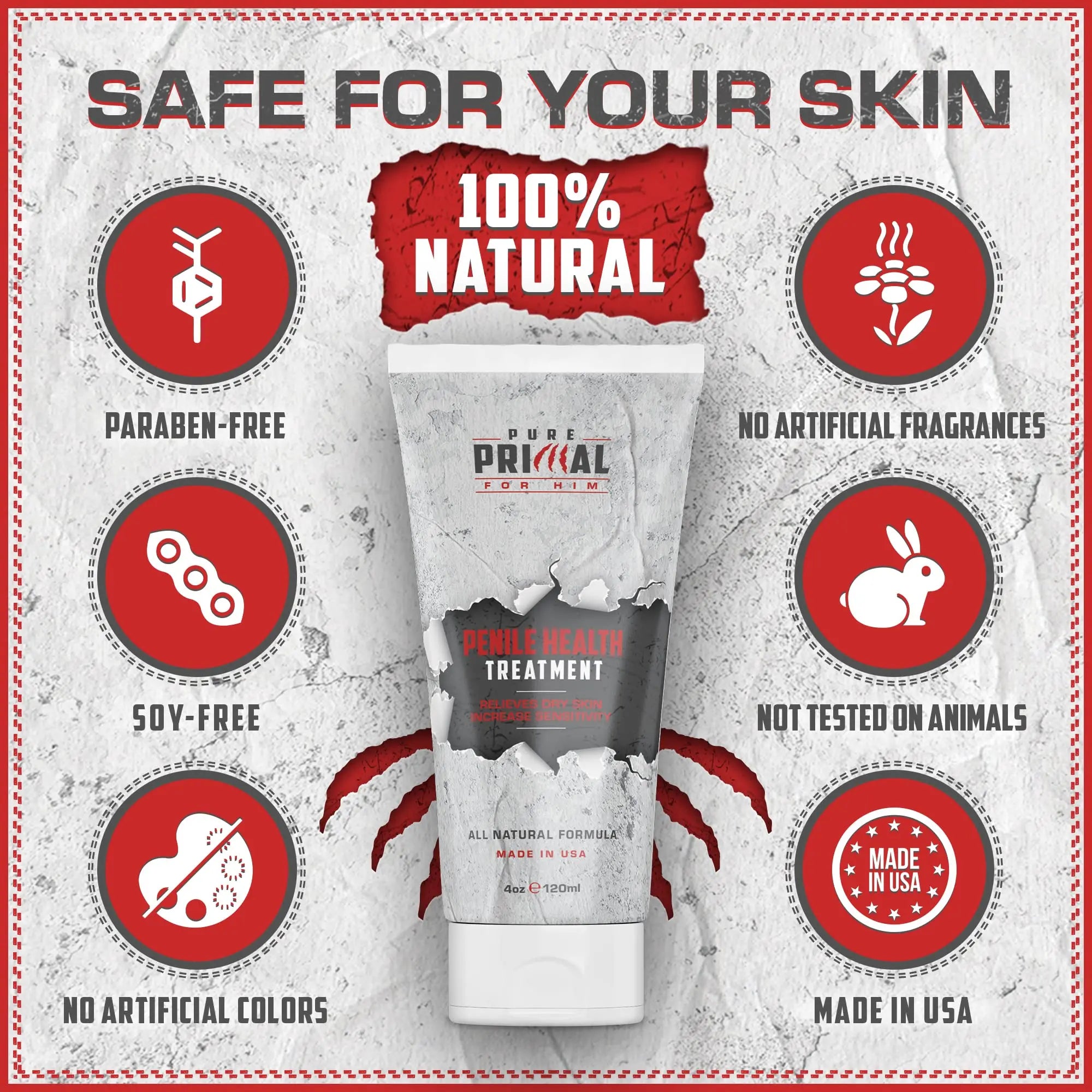 Pure Primal Premium Penile Health Cream - Advanced Moisturizing Penile Cream Pure Primal Au supplements