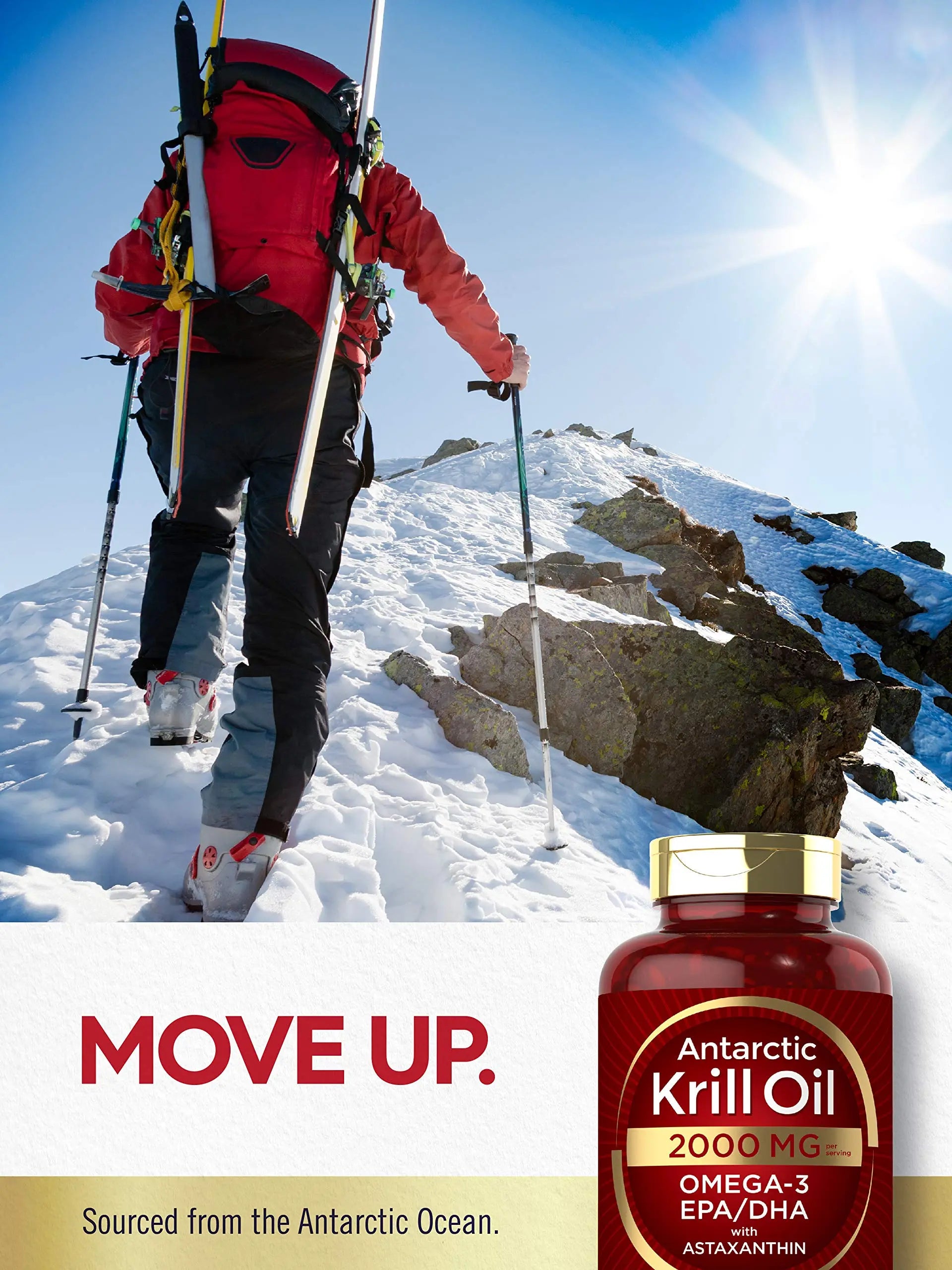 Carlyle Antarctic Krill Oil 2000 mg 120 Softgels | Omega-3 EPA, DHA, with Astaxanthin Carlyle Au supplements