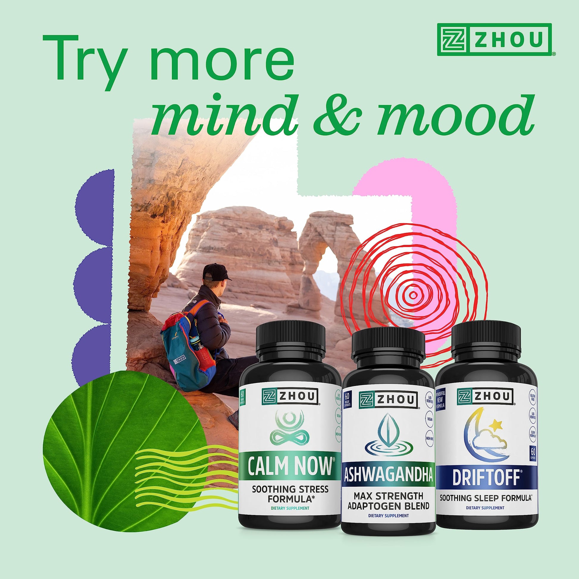 Zhou Neuro Peak Brain Support Supplement | Memory, Focus & Clarity Formula | DMAE ZhouNutrition Au supplements