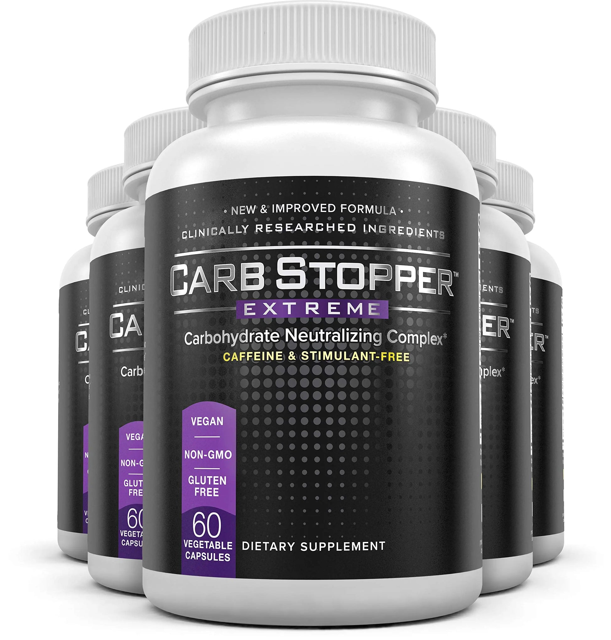 Carb Stopper Extreme (5 Bottles Maximum Strength, Natural Carbohydrate and Starch Carb Stopper Extreme Au supplements