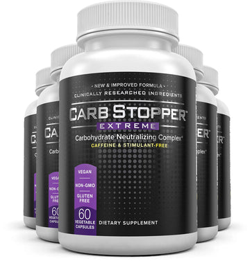 Carb Stopper Extreme (5 Bottles Maximum Strength, Natural Carbohydrate and Starch Carb Stopper Extreme Au supplements