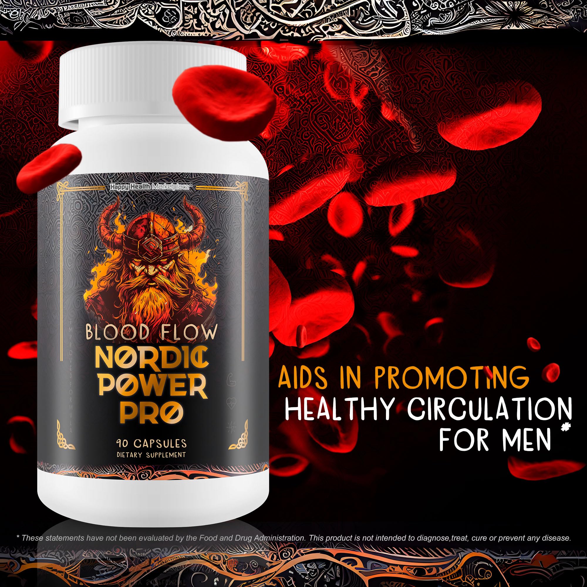 Blood Flow Nordic Power Pro - Our Best Blood Circulation Supplements for Men - Increase Blood Flow Care - Better Blood Flow Nordic Power Male Pills - Male Nordic Power Supplement for Max Blood Flow Happy Health Marketplace Au supplements