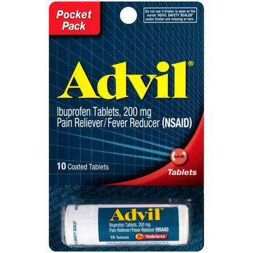 Advil 200 mg Tablets Pocket Pack 10 ea (Pack of 6) Advil Au supplements