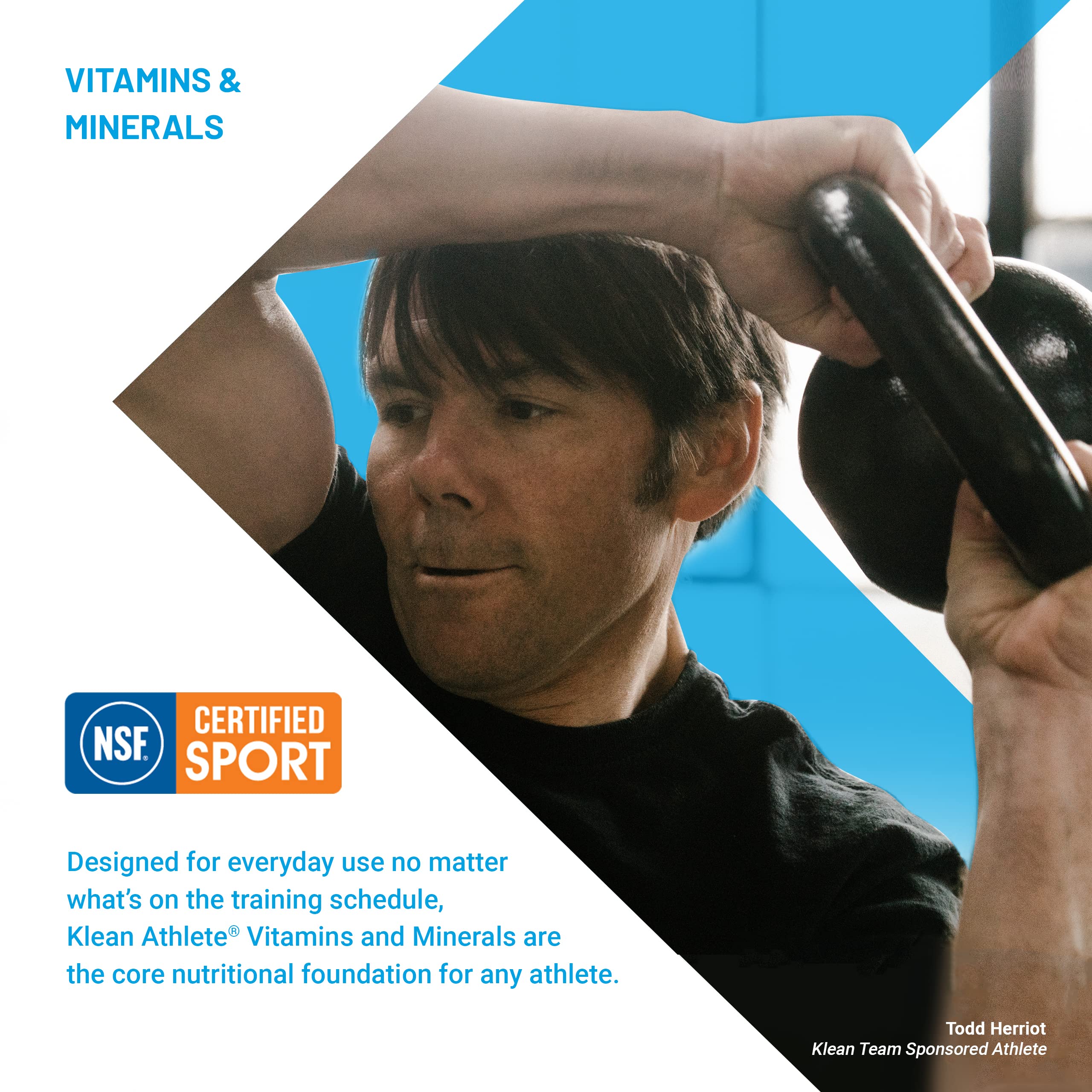 Klean Athlete Klean Sport Pack - Contains Magnesium Glycinate, Vitamin D & Omega-3 - Supports Muscle, Joint & Immune Health - NSF Certified - Daily Nutritional Supplement for Athletes - 30 Packets Klean Athlete Au supplements