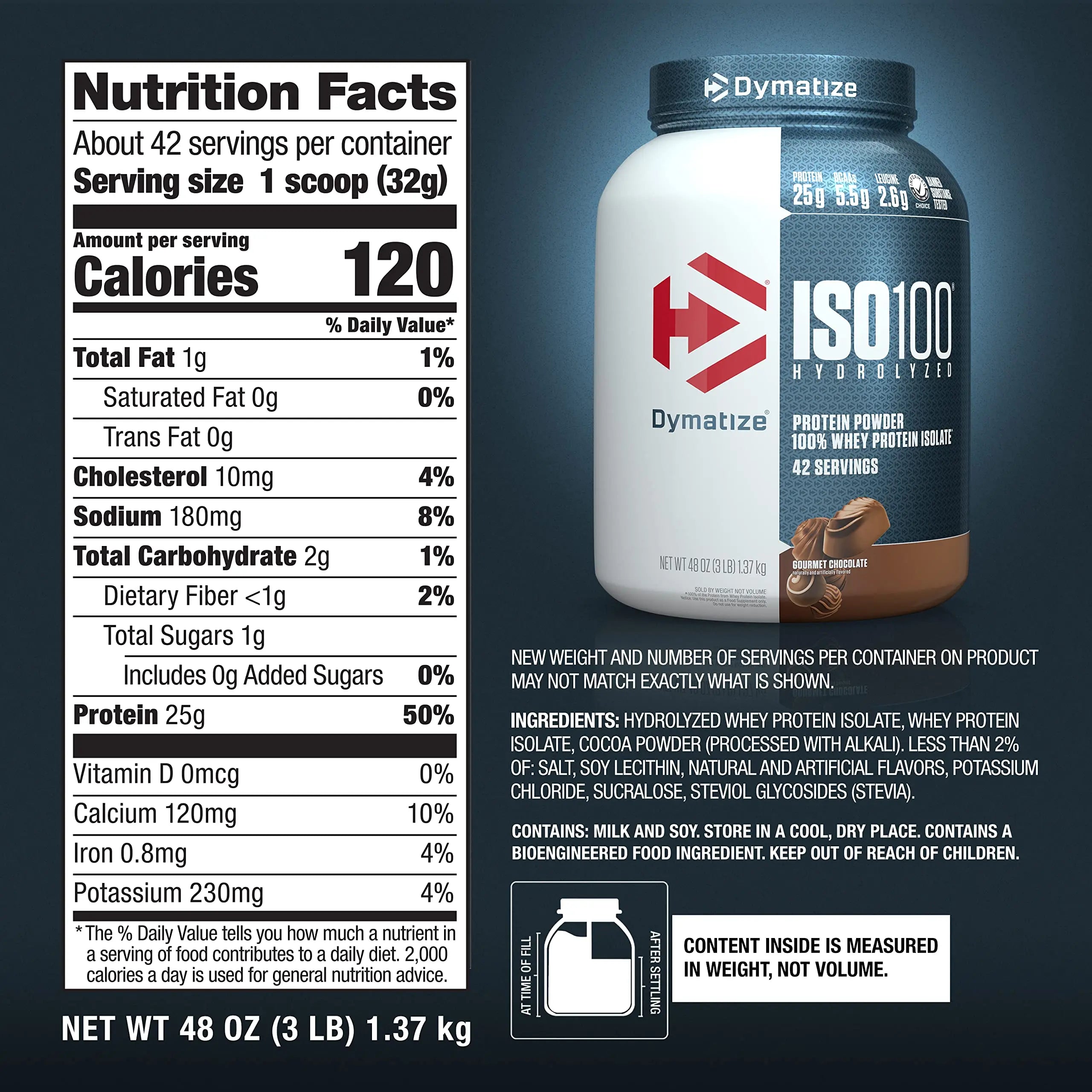 Dymatize ISO100 Hydrolyzed Protein Powder, 100% Whey Isolate Protein, 25g of Protein Dymatize Au supplements