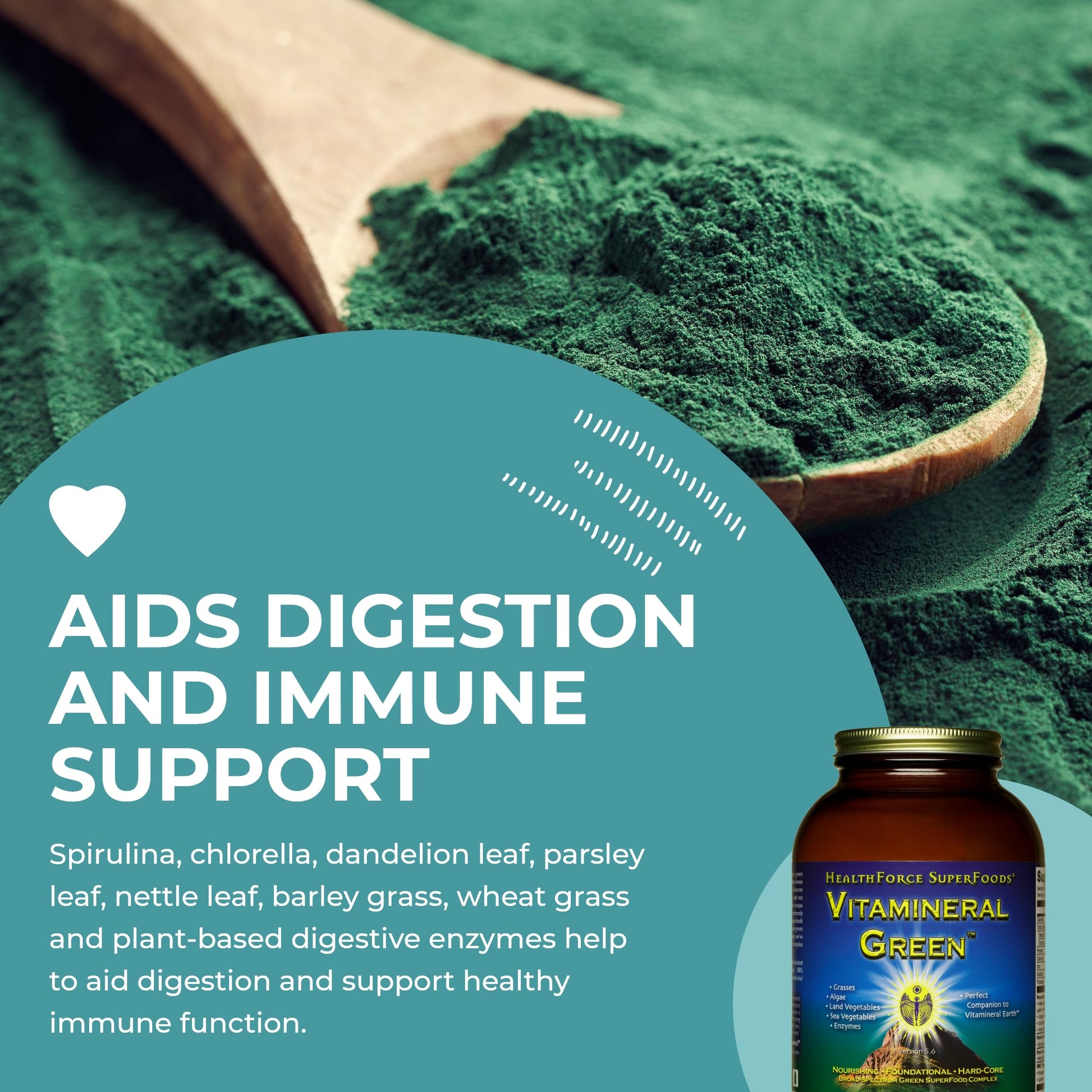 HEALTHFORCE SUPERFOODS Vitamineral Green - Mineral Supplement for Immune & Thyroid Support - Green Powder Supplement with Ingredients from The Land - Gluten-Free & Vegan - 500 Grams HEALTHFORCE SUPERFOODS Au supplements