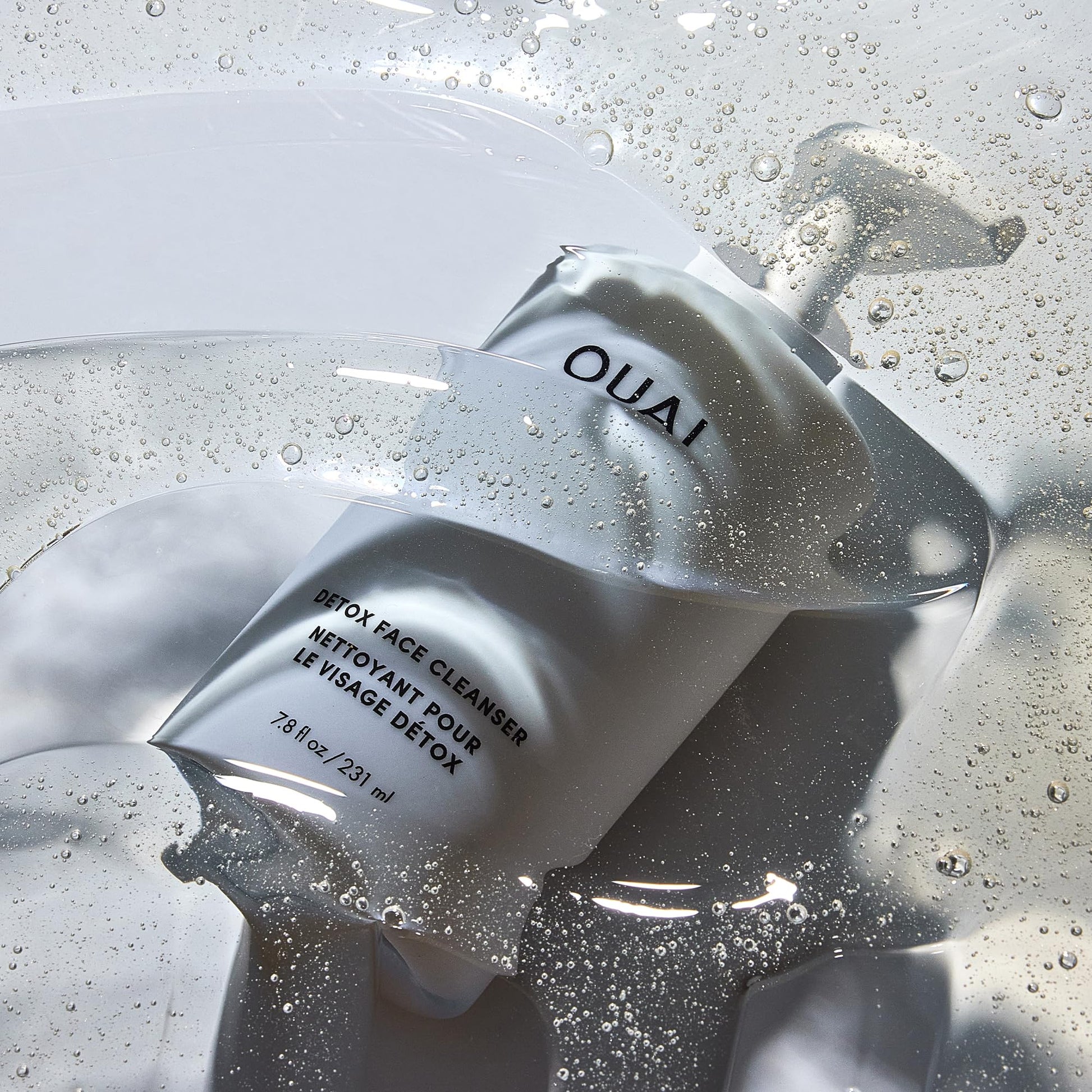OUAI Detox Facial Cleanser - Deep Cleansing Face Wash with Glycolic Acid, Niacinamide & PHA - Removes Sweat, Dirt & Oil Without Drying - Gentle Face Cleanser for Post-Workout (7.8 Fl Oz) OUAI Au supplements