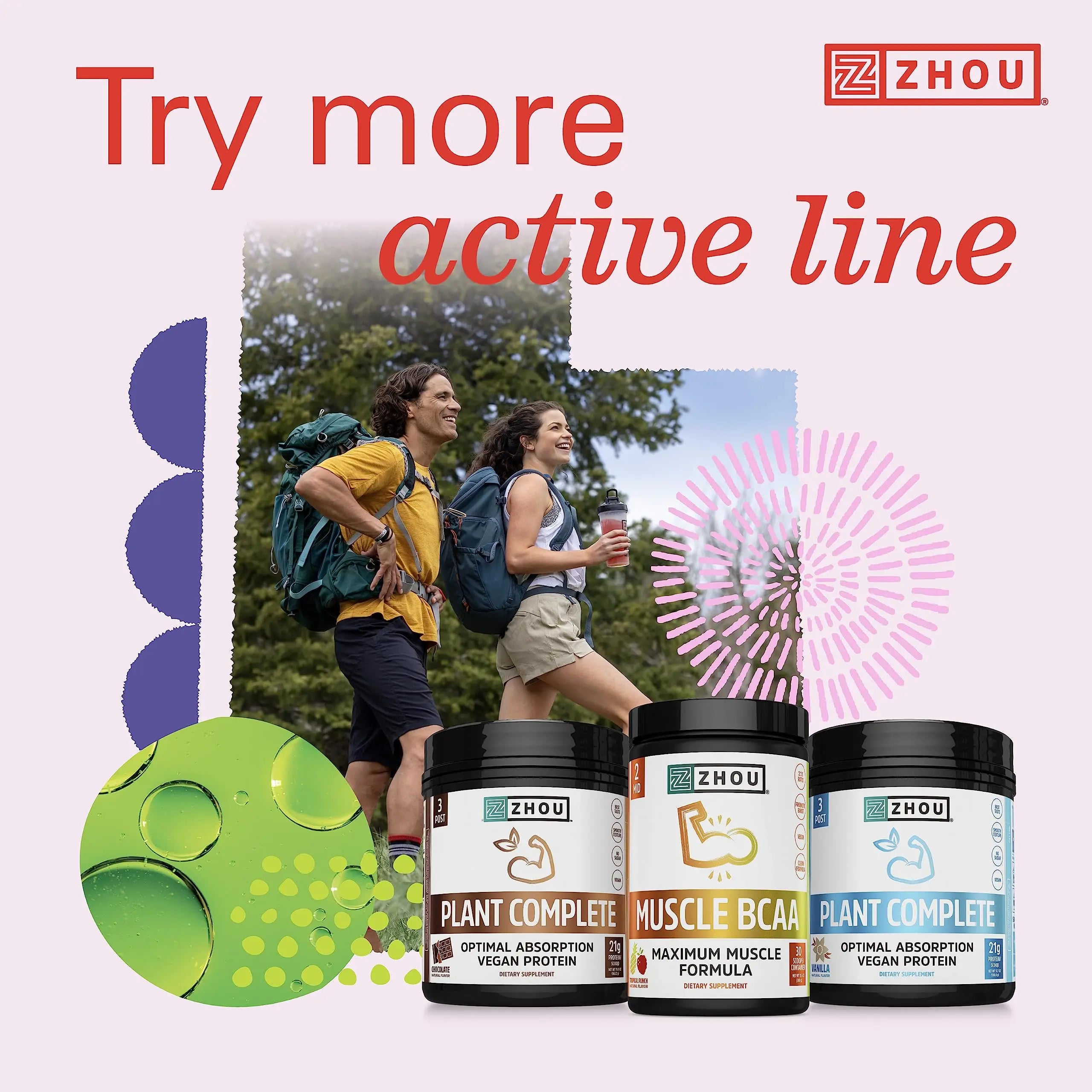 Zhou Nutrition Lite Up, Non-Stimulant Pre Workout Powder, Caffeine Free Nitric Oxide Zhou Nutrition Au supplements