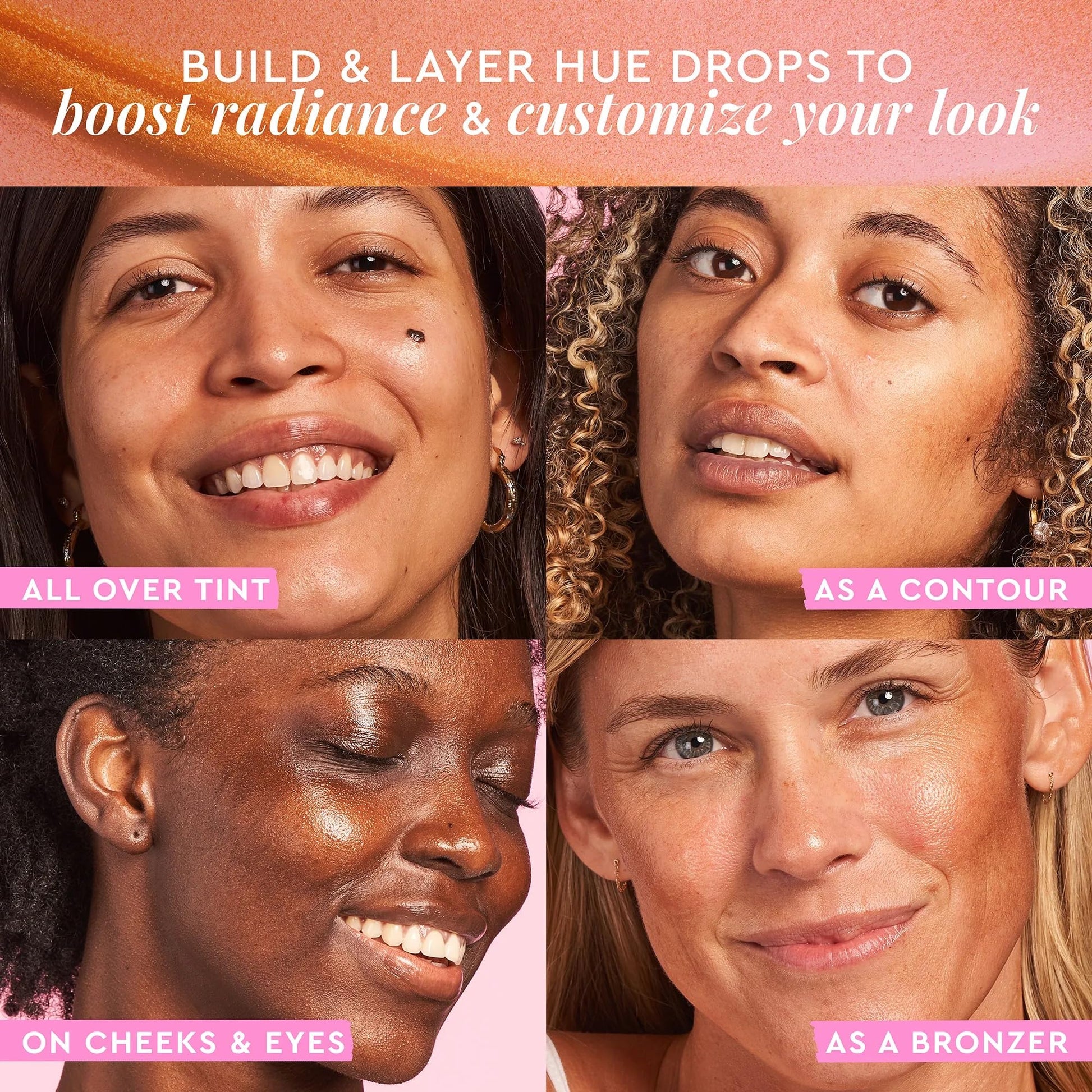 Glow Recipe Hue Drops Bronzing Drops, Tinted Face Serum, Glow Primer + Liquid Highlighter, Niacinamide + Hyaluronic Acid, Radiant Warm Glow, Sunglow (40ml) Glow Recipe Au supplements