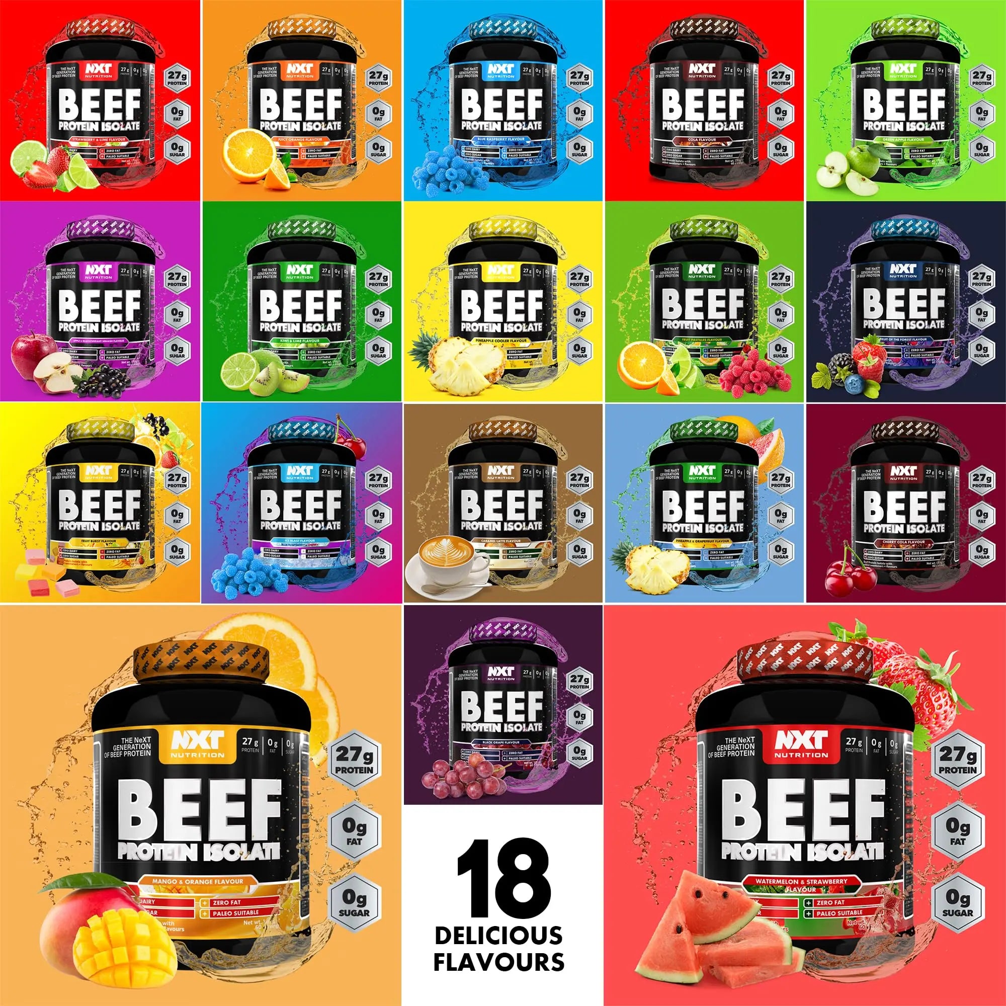 NXT Nutrition Beef Protein Isolate Powder - Protein Powder High in Natural Amino Acids NXT Nutrition Au supplements