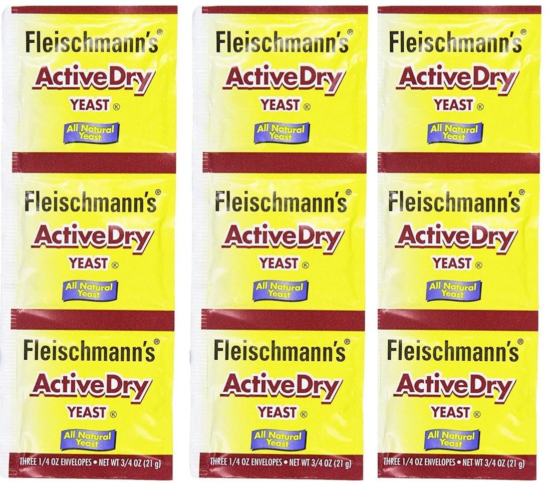 4 set Active Dry Yeast,0.25 Ounce, 9 Count Fleischmann's SALUTE Au supplements