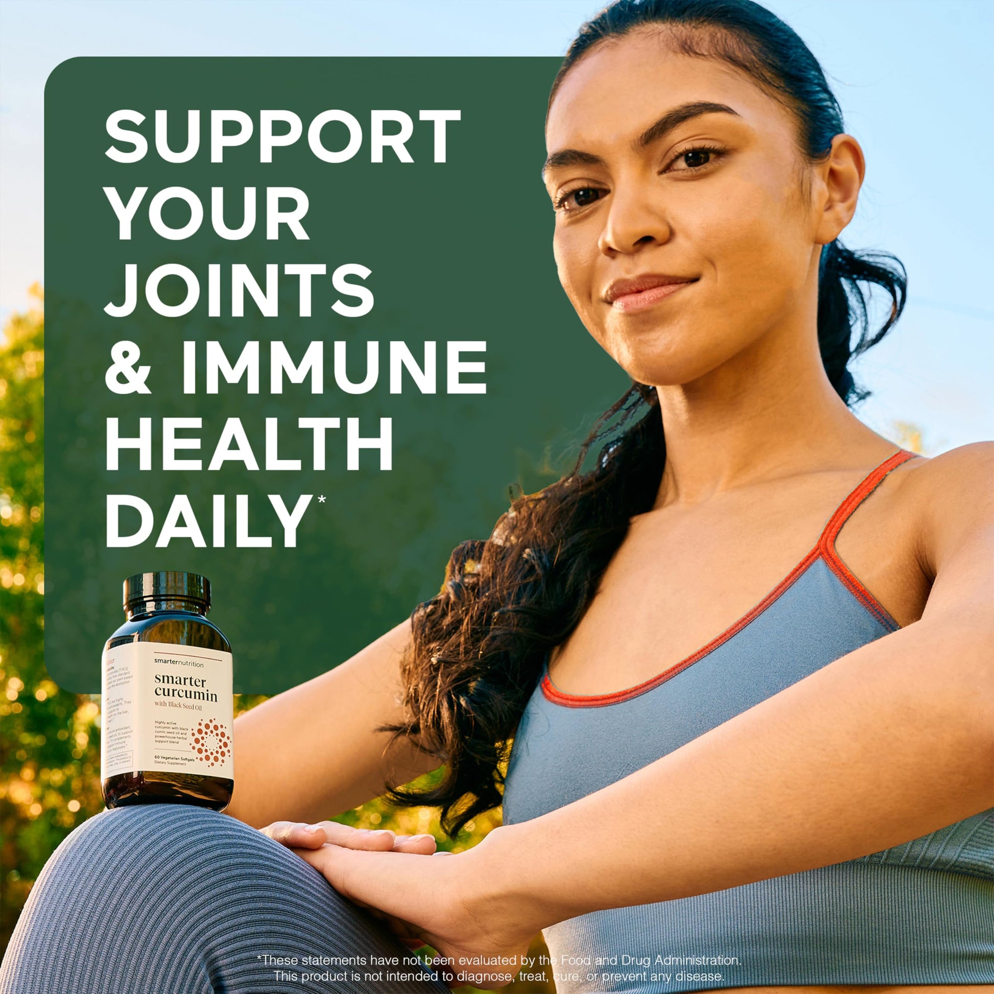 SMARTERNUTRITION Curcumin Softgels - Vegan High Absorption 400 mg Turmeric Supplement + Black Seed Oil & Ginger - 95% Tetrahydrocurcuminoids Non-GMO, USA Manufactured - 60 Ct[30 Servings] SMARTERNUTRITION Au supplements