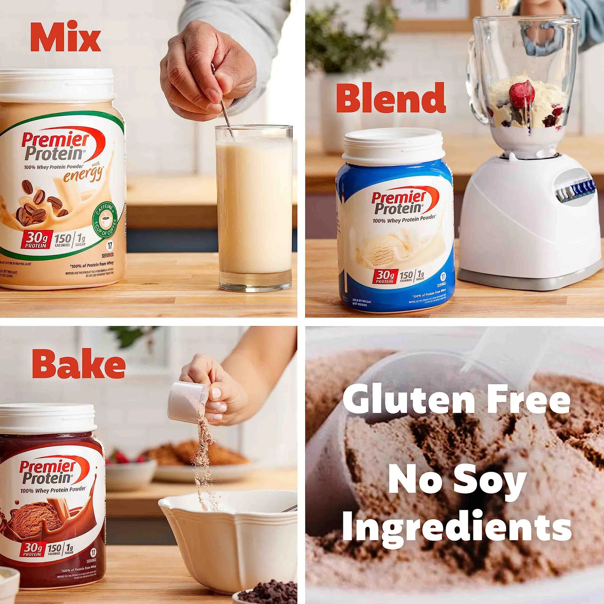 Premier Protein Powder, Cafe Latte , 30g Protein, 1g Sugar, 100% Whey Protein Premier Protein Au supplements