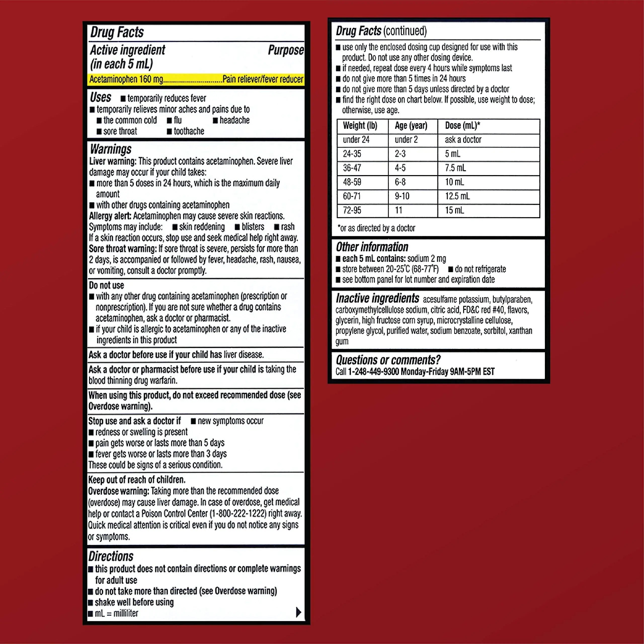 Quality Choice Children's Pain Relief & Fever Reducer for Kids, 4fl oz Acetaminophen 160mg per 5ml, Ibuprofen & Aspirin Free, Liquid Cold and Flu Medicine for Kids, Regular Strength OTC Medication Quality Choice Au supplements