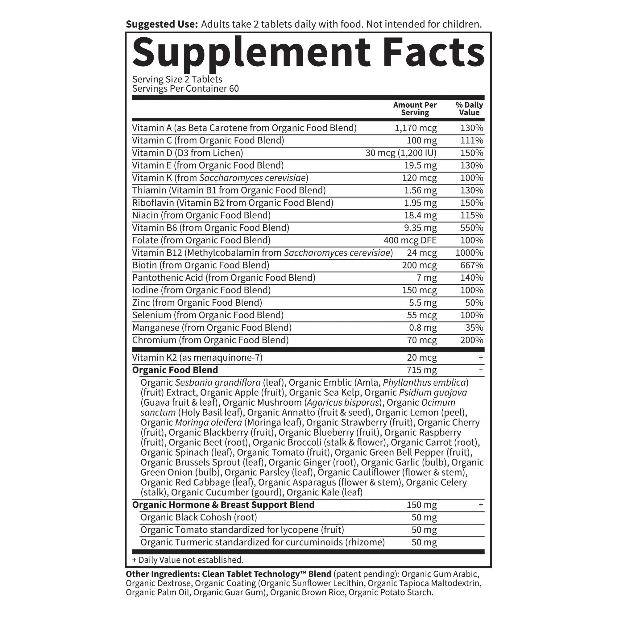 Garden of Life Multivitamin for Women 40 Plus, Organics Womens Vitamins, Hormone & Breast Health Support Blend Garden of Life Au supplements