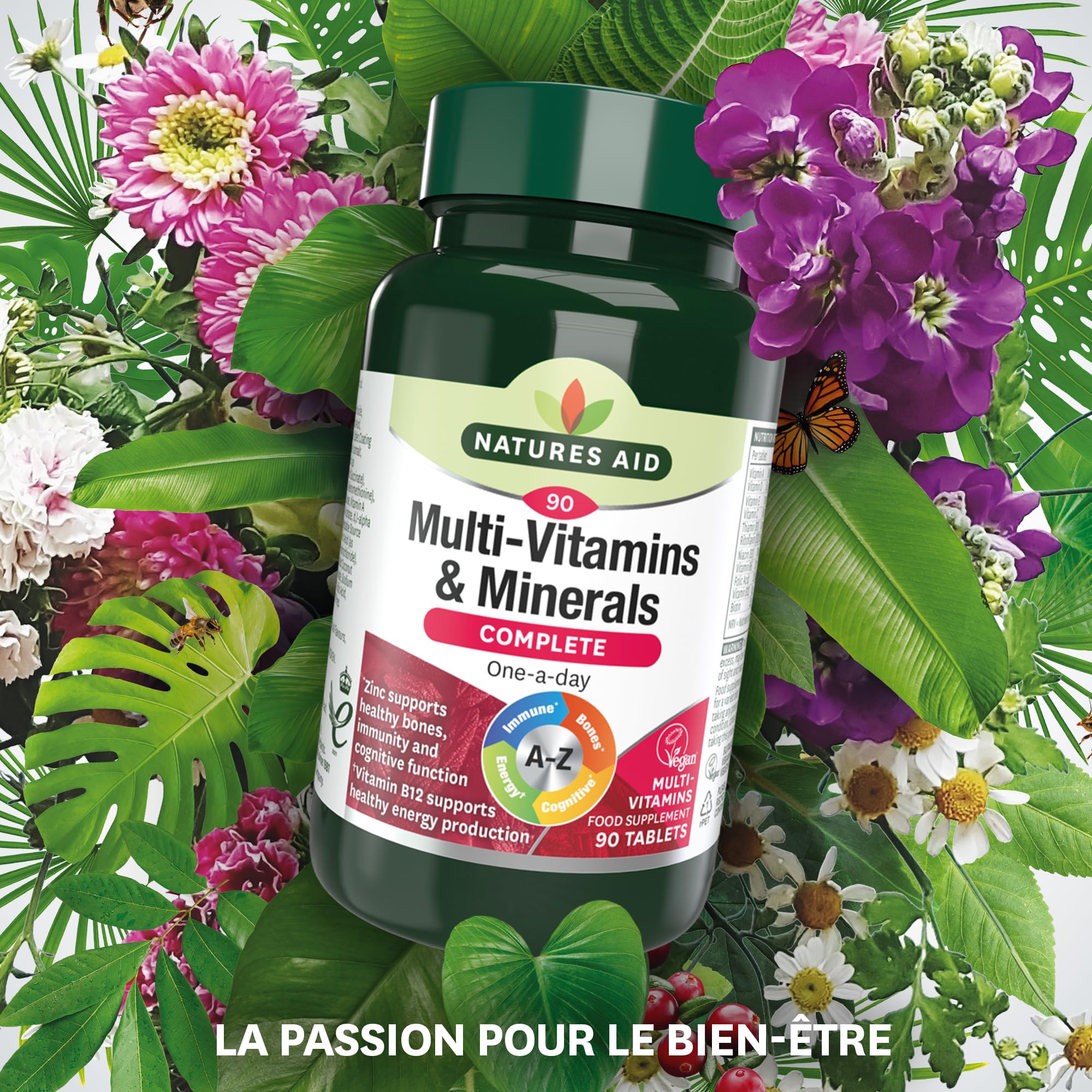 Natures Aid Multivitamins and Minerals, 90 Count (Pack of 1), (Packing may vary) natures aid Au supplements