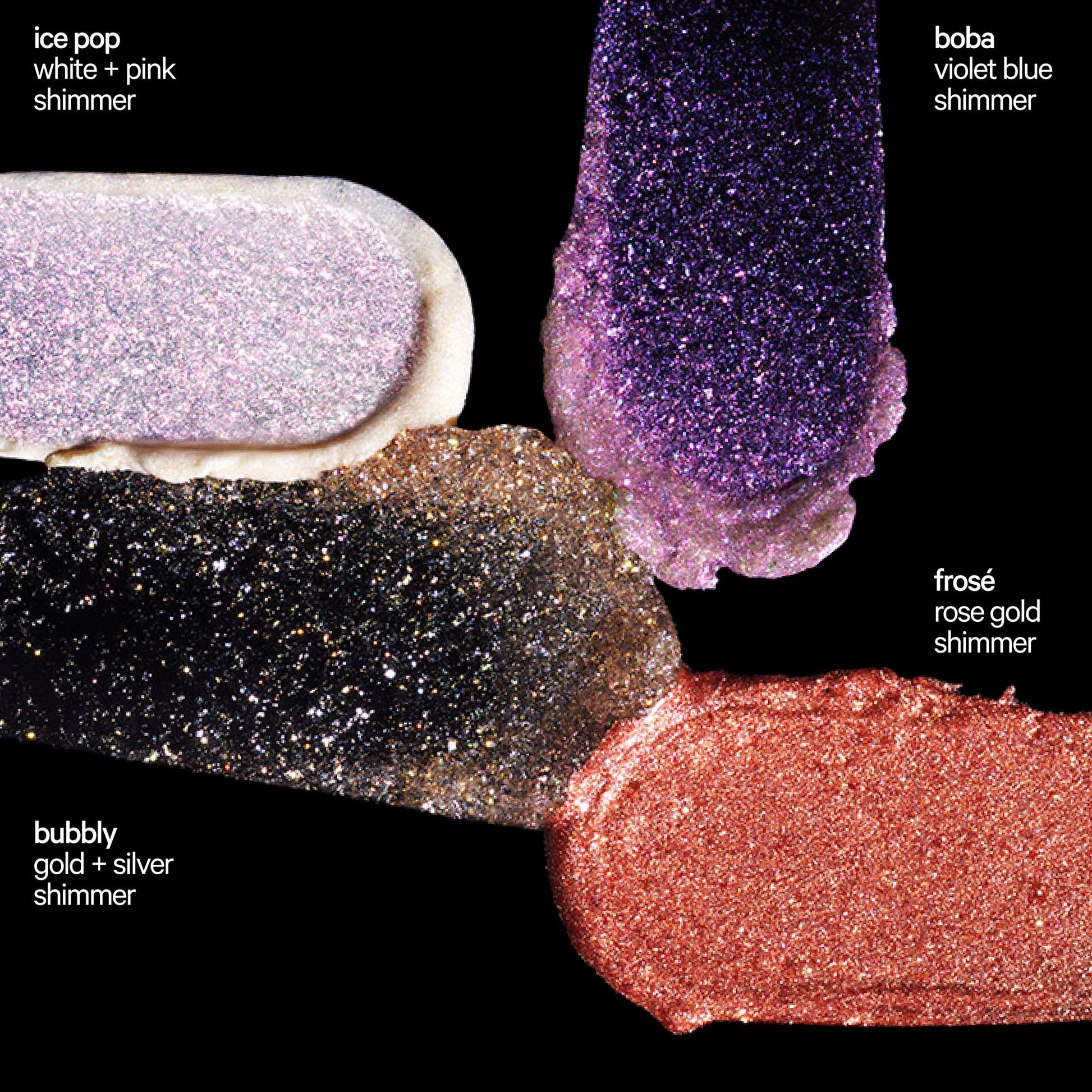 Milk Makeup Cooling Water Jelly Shimmer – Buildable Face + Body Highlighter Stick for Sheer Shimmery Glow – Long-Lasting, Hydrating, Glitter Free Formula – Boba (Violet Blue), 0.17oz Milk Makeup Au supplements