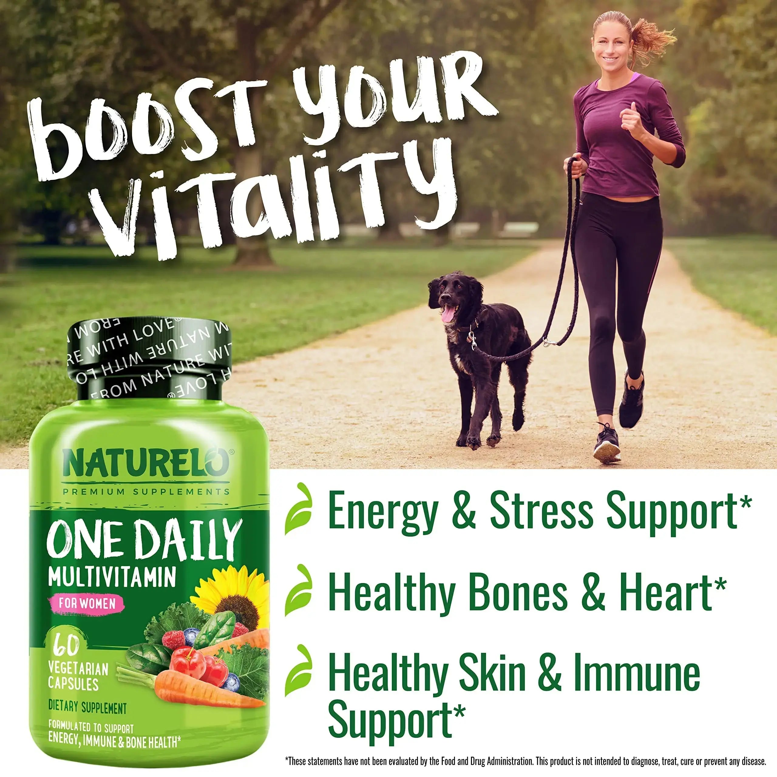 NATURELO One Daily Multivitamin for Women, 60 Capsules and One Daily Multivitamin for Men, 60 Capsules - 2 Month Supply Bundle NATURELO Au supplements