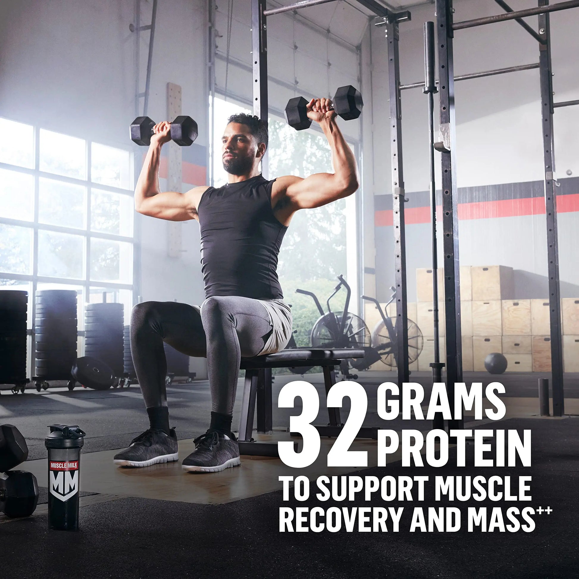 Muscle Milk Gainer Protein Powder, Vanilla Creme, 32g Protein, 5 Pound Muscle Milk Au supplements