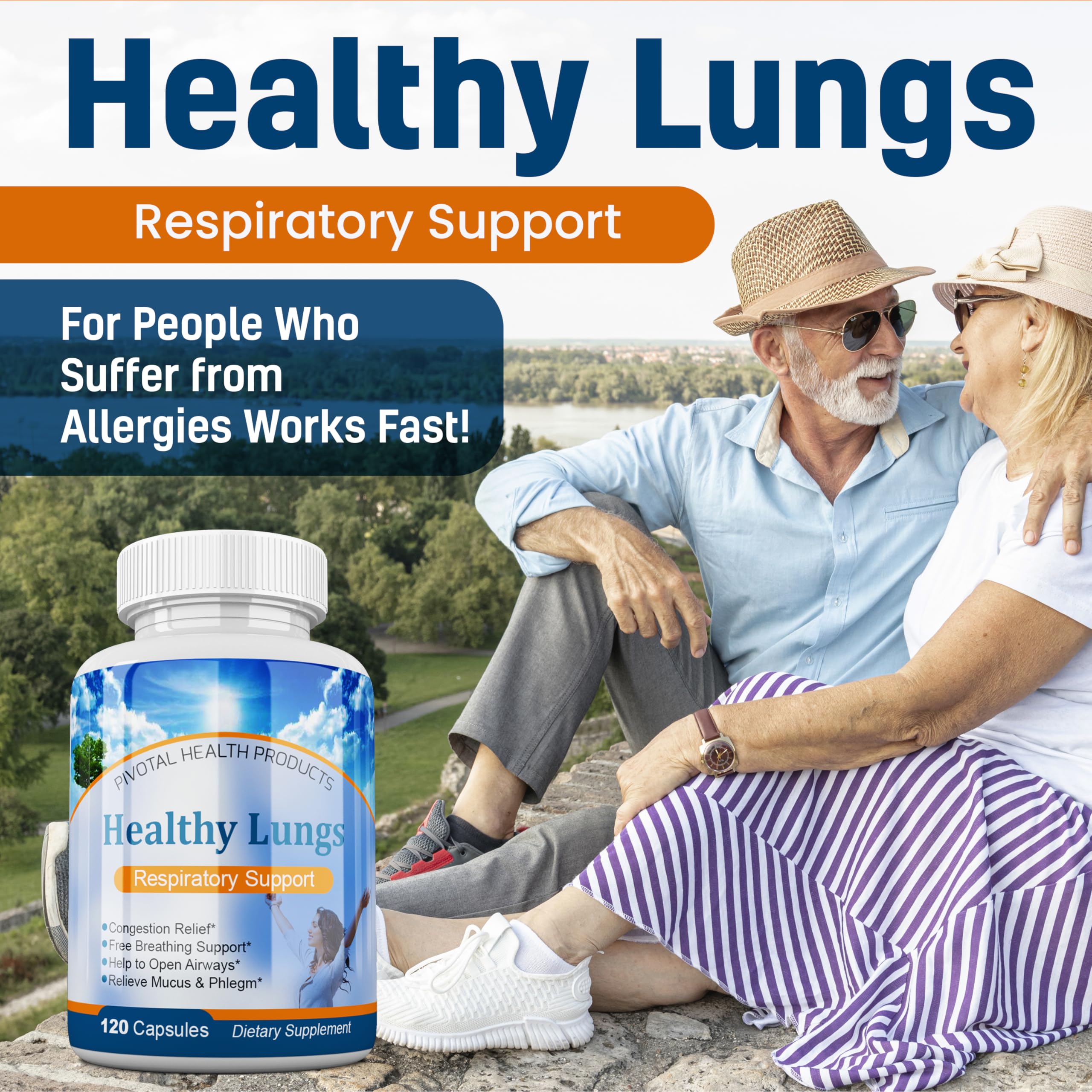 Healthy Lungs 120 Capsules - Improve Lung Function, Breathe Better, Stop Mucus, Phlegm and Allergies Quickly. Get Relief Fast with Healthy Lungs an All Natural Lung Health Supplement Serrasolv 360 Au supplements