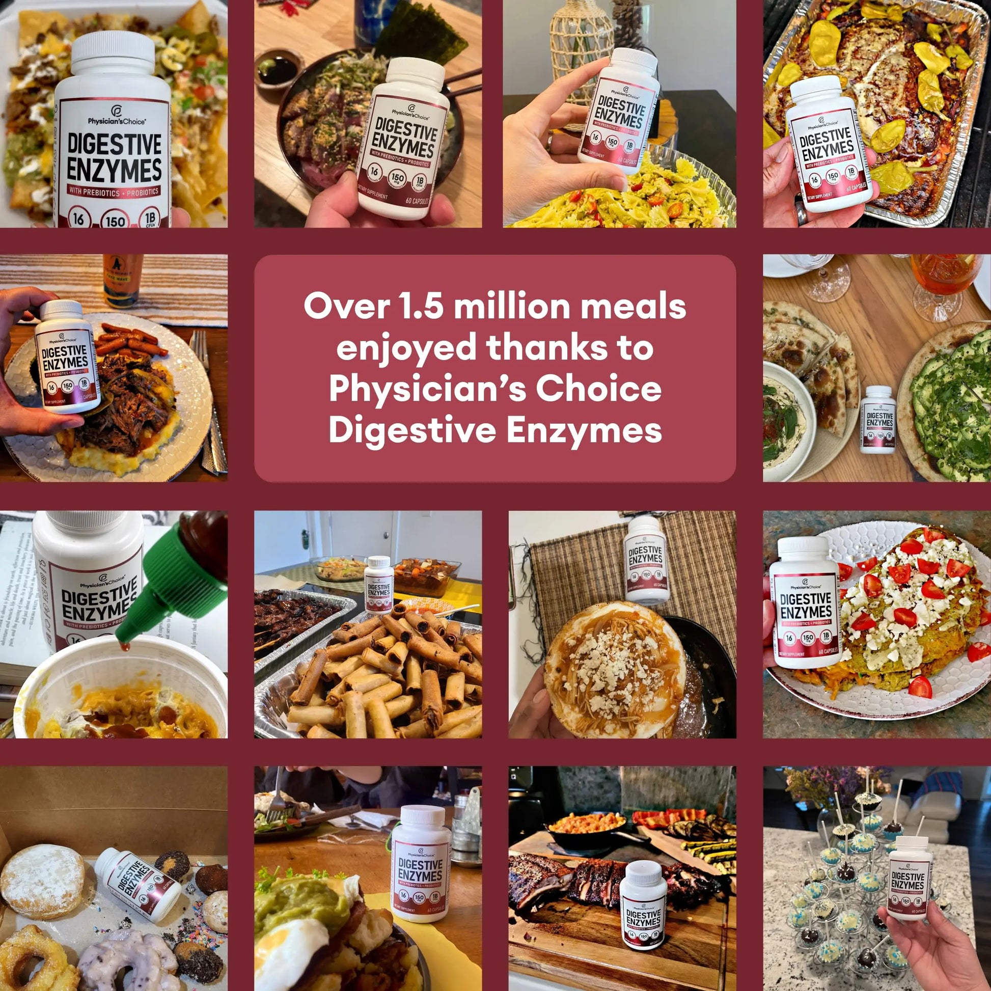 Physician's CHOICE Digestive Enzymes - Multi Enzymes, Organic Prebiotics & Probiotics Physician's CHOICE Au supplements