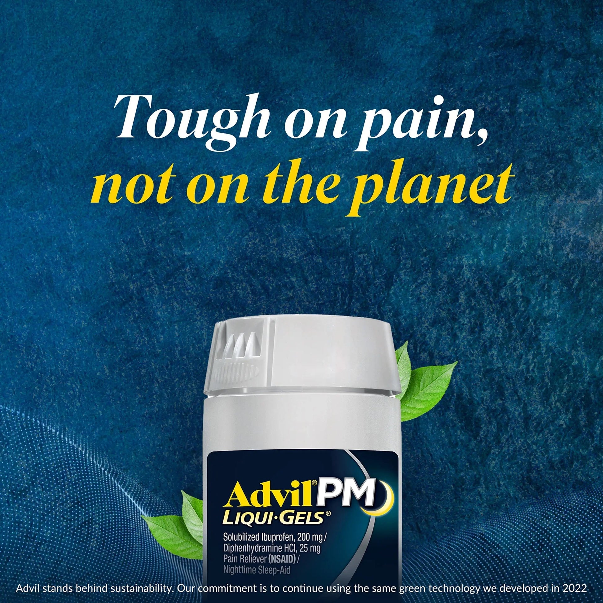 Advil PM Pain Reliever and Nighttime Sleep Aid, Pain Medicine with Ibuprofen for Pain Relief and Diphenhydramine Citrate for a Sleep Aid - 40 Coated Caplets Advil Au supplements