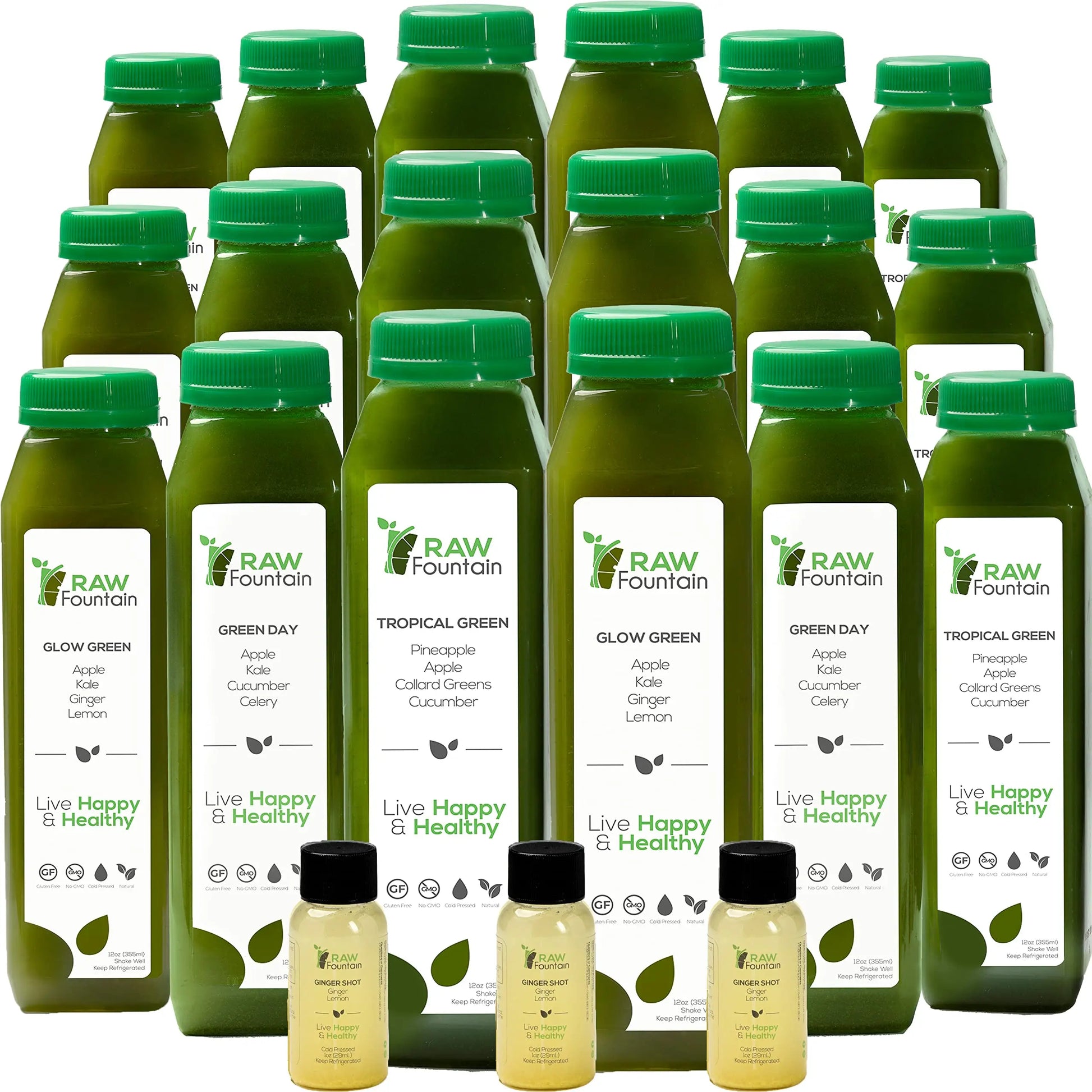 Raw Fountain 5 Day Green Juice Cleanse, All Natural Raw, Vegan Detox, Cold Pressed Raw Fountain Au supplements