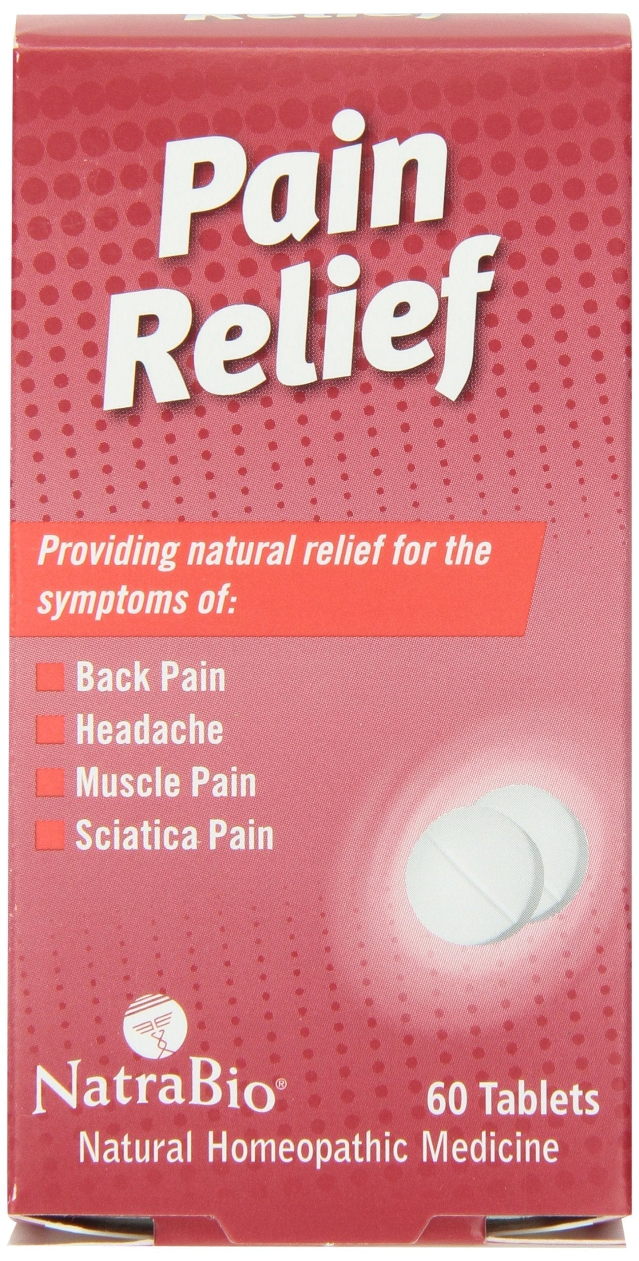 Natrabio Pain Relief Tablets, 60 Count NatraBio Au supplements