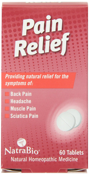 Natrabio Pain Relief Tablets, 60 Count NatraBio Au supplements
