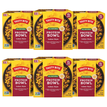 TASTY BITE Indian Protein Bowl, 8.8 Ounce, Pack of 6, Ready to Eat, Microwaveable TASTY BITE Au supplements