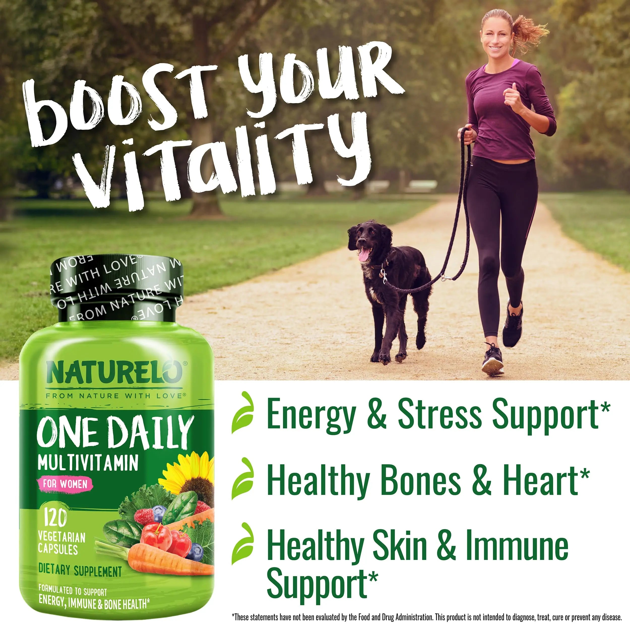 NATURELO One Daily Multivitamin for Men, 120 Vegetarian Capsules One Daily Multivitamin for Women NATURELO Au supplements