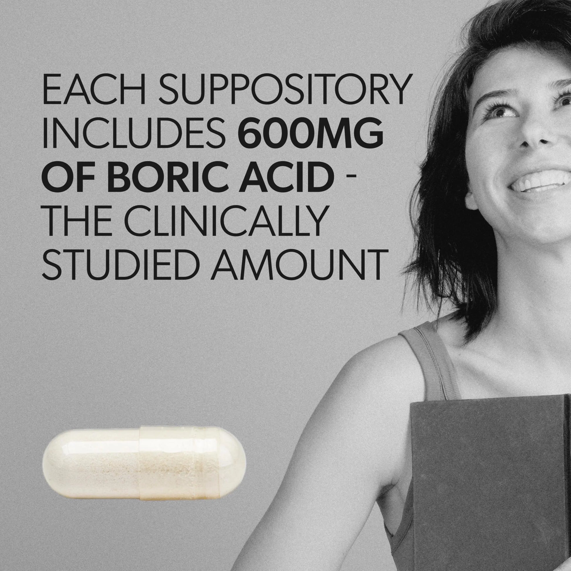 AZO® Boric Acid Vaginal Suppositories for Women, Helps Support Odor Control with Clinically Studied Boric Acid, Non-GMO, 30 Count AZO Au supplements
