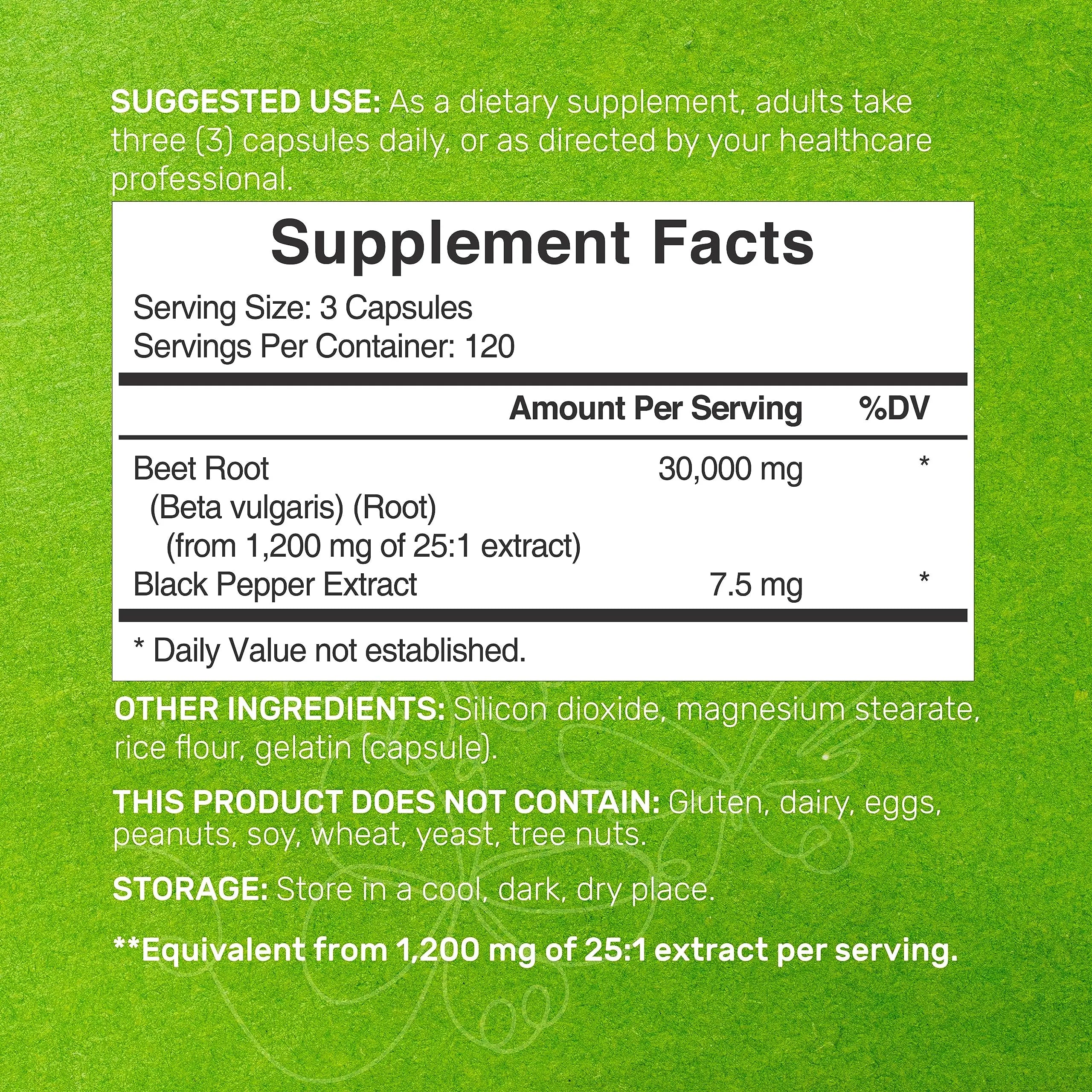 Two Pack Beet Root Capsules 30000mg Per Serving, 720 Counts | with Black Pepper Extract Eagleshine Vitamins Au supplements